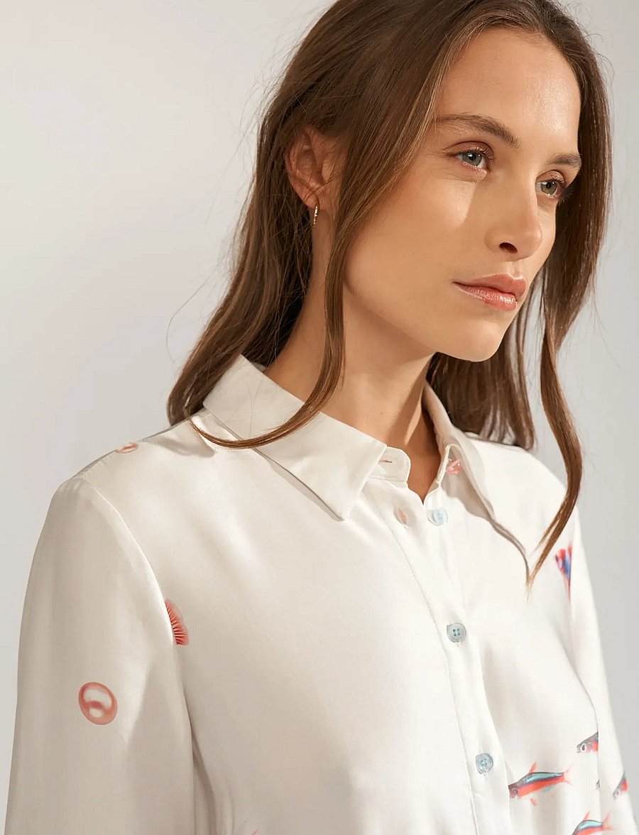 Nümph - NUOCEANA SHIRT DRESS - hemdkleider - skyway - 4