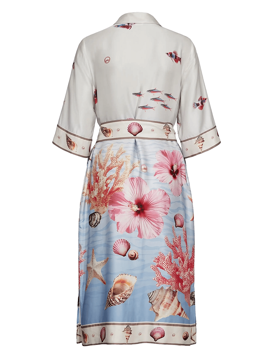 Nümph - NUOCEANA SHIRT DRESS - hemdkleider - skyway - 2