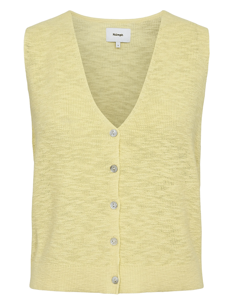 Nümph - NUPETRINA VEST - strikveste - popcorn - 0