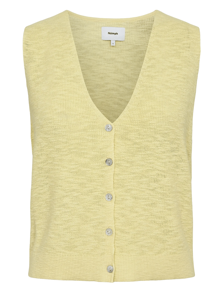 Nümph - NUPETRINA VEST - strickwesten - popcorn - 0