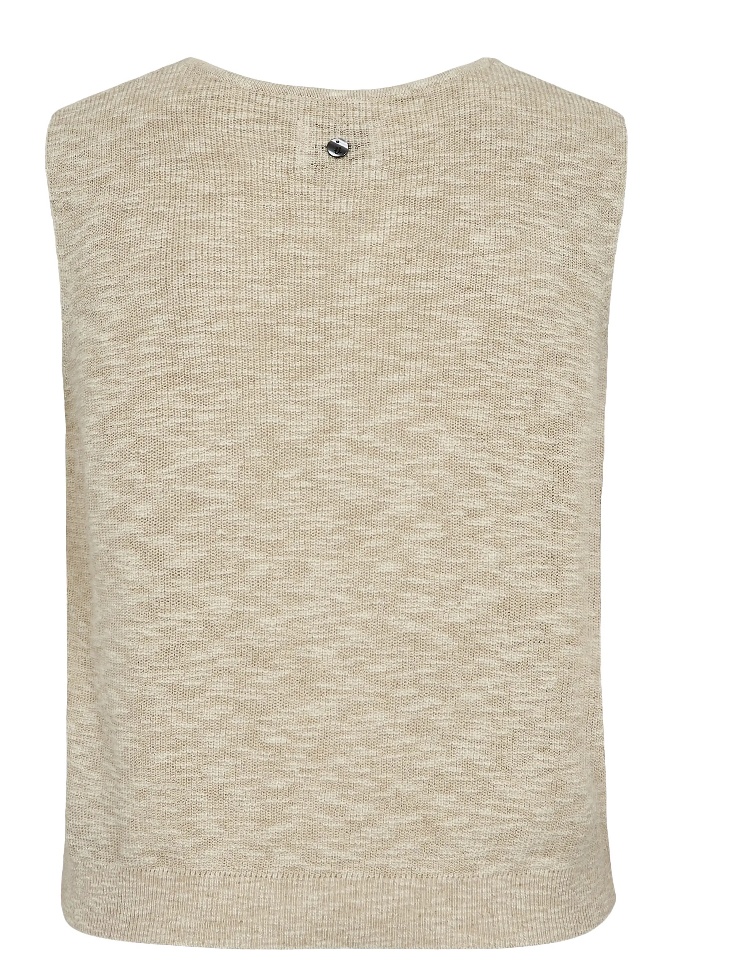 Nümph - NUPETRINA VEST - kootud vestid - whitecap gray - 1