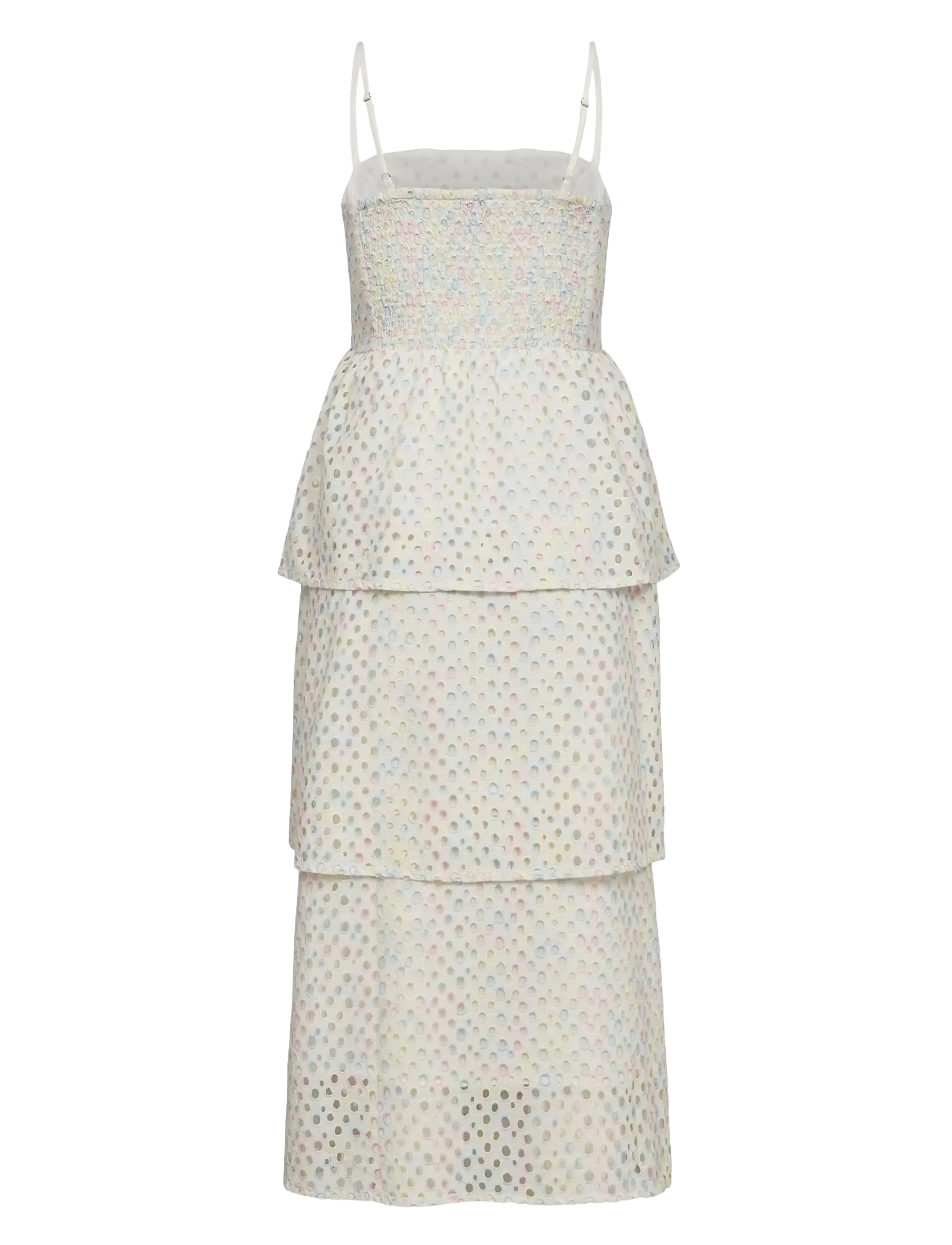 Nümph - NUMARISA DRESS - sommerkleider - bright white - 1