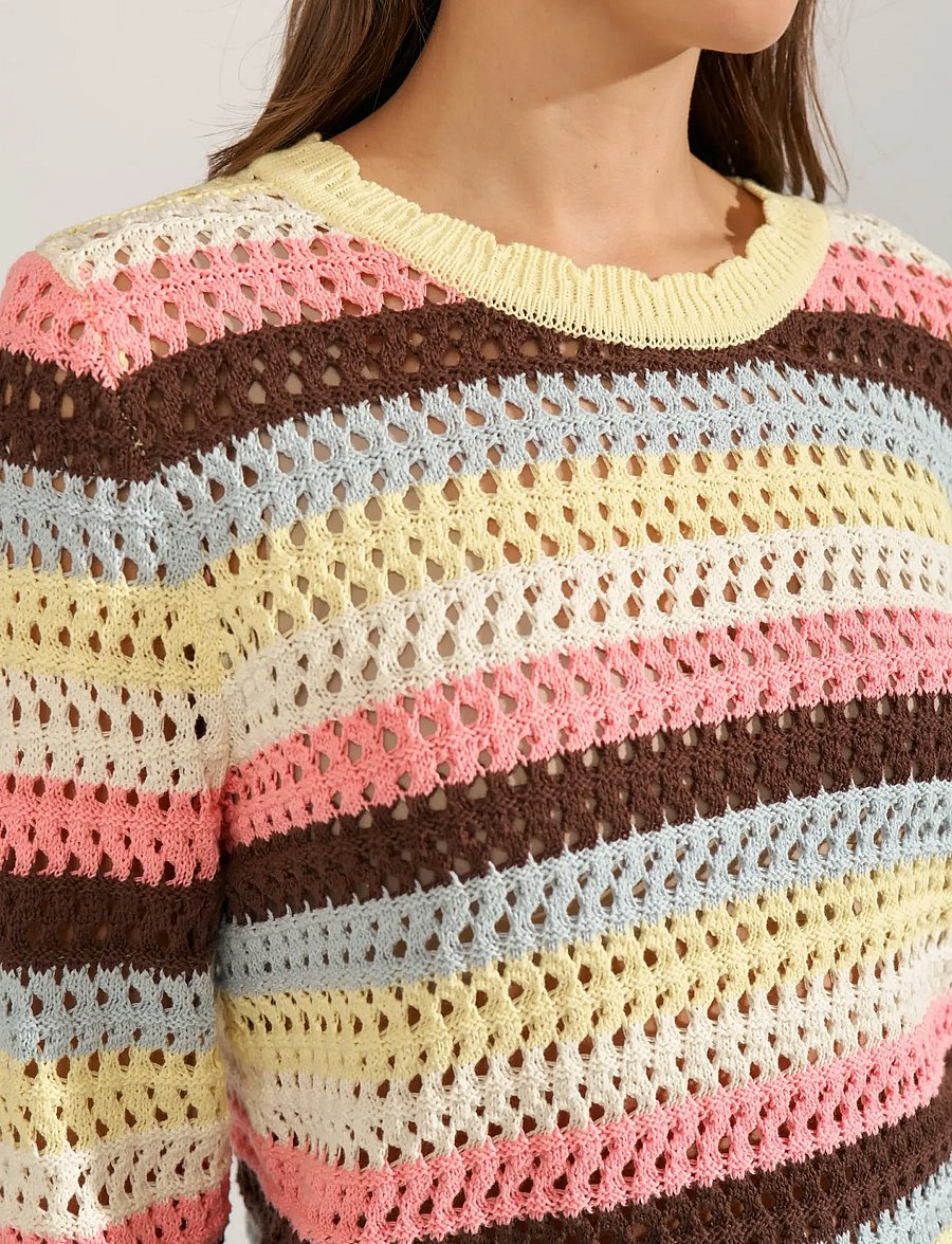 Nümph - NUMOLINA PULLOVER - pullover - popcorn - 4