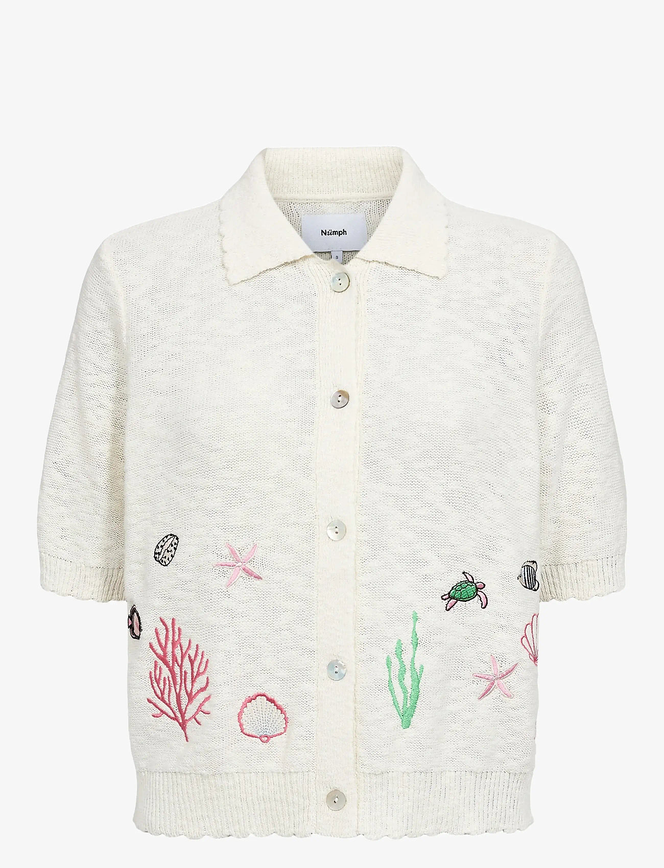 Nümph - NUSEANNA CARDIGAN - koftor - cloud dancer - 1