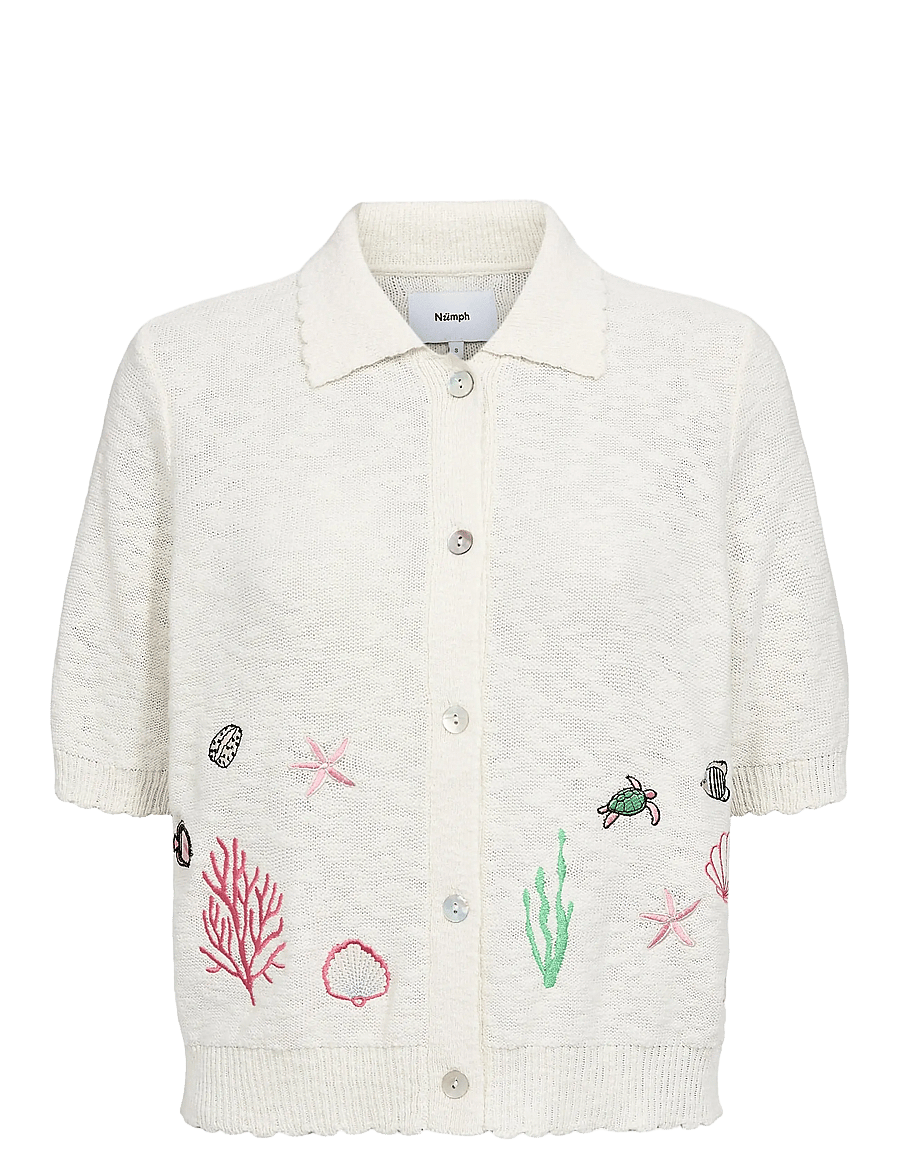 Nümph - NUSEANNA CARDIGAN - kardigani - cloud dancer - 1