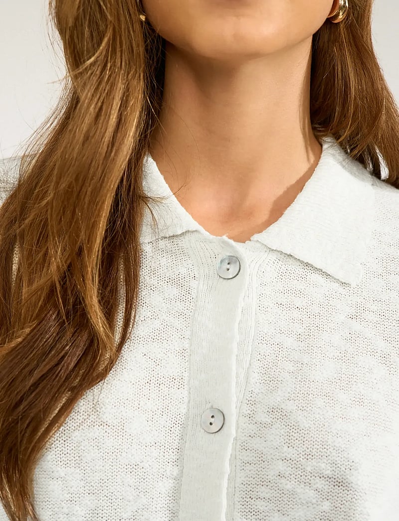 Nümph - NUSEANNA CARDIGAN - koftor - cloud dancer - 5