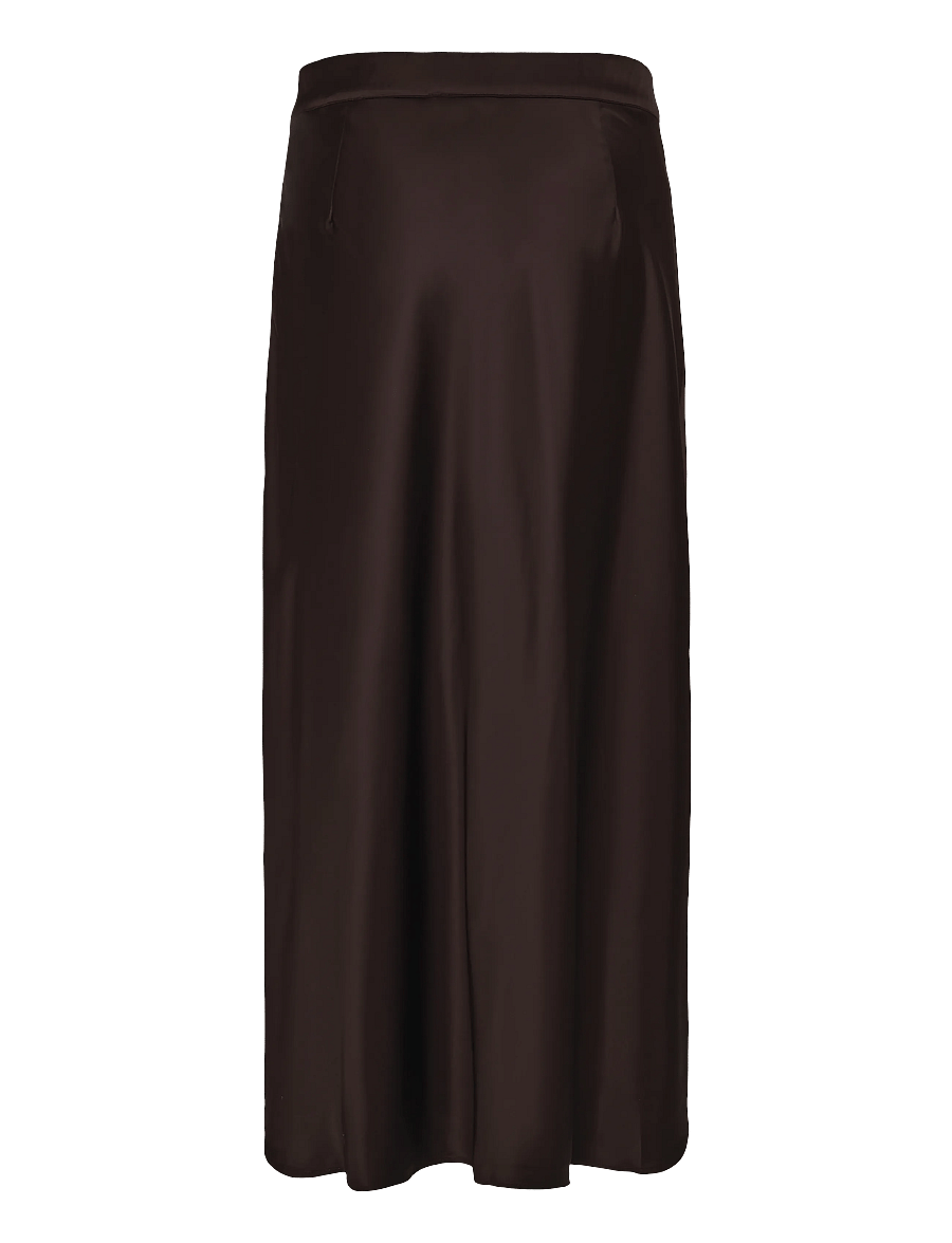 Nümph - NUAMELIA SKIRT - midi-röcke - black coffee - 1