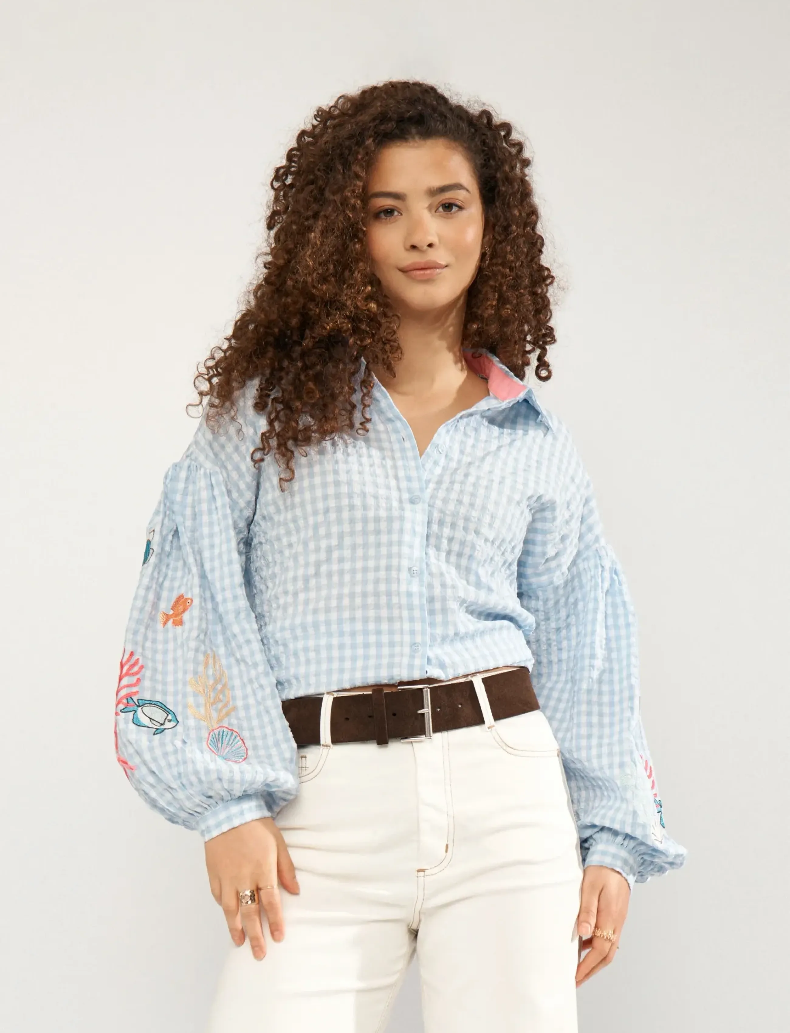 Nümph NUSURFER SHIRT - Shirts - PLACID BLUE / blue