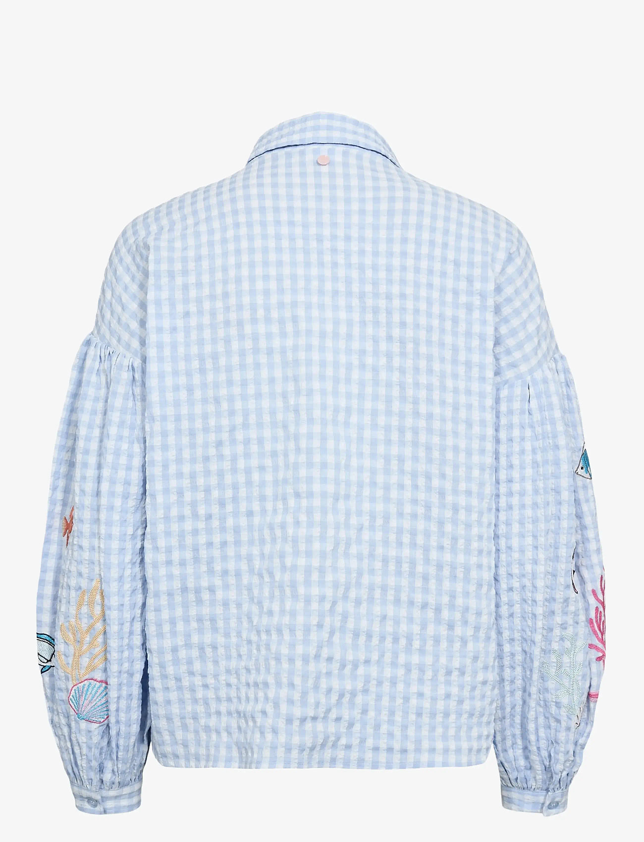 Nümph - NUSURFER SHIRT - pikkade varrukatega särgid - placid blue - 2