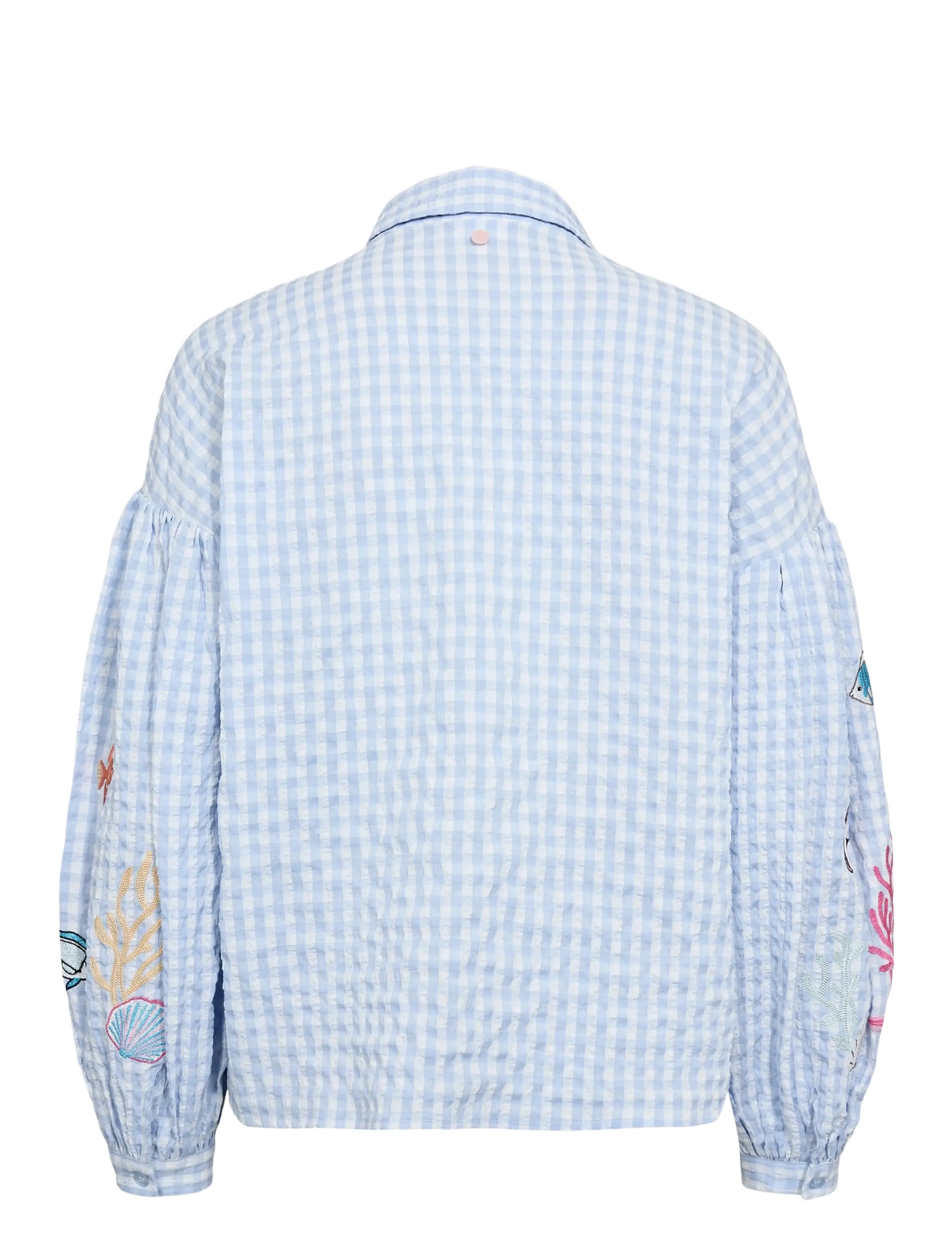 Nümph - NUSURFER SHIRT - langärmlige hemden - placid blue - 2