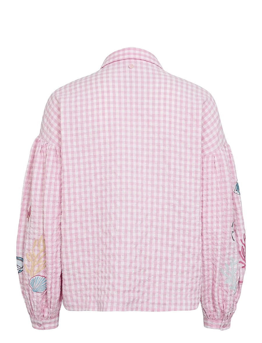 Nümph - NUSURFER SHIRT - långärmade skjortor - prism pink - 2