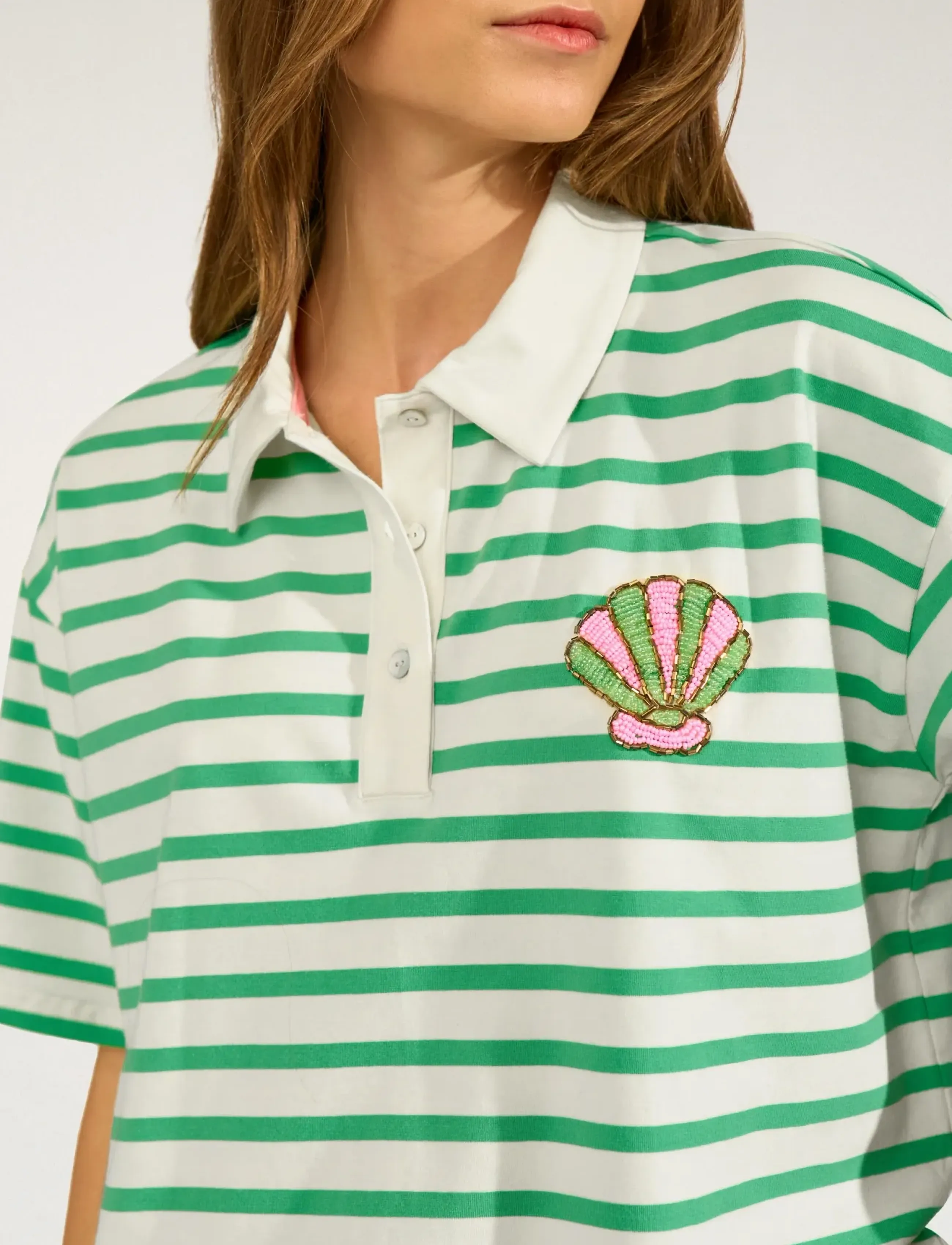 Nümph - NUHYDRA POLO - pikéer - absinthe green - 4