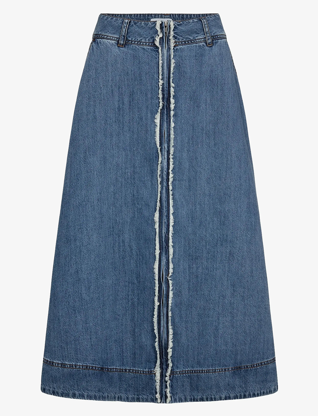 Nümph - NUSANDIE SKIRT - denimnederdele - medium blue denim - 1