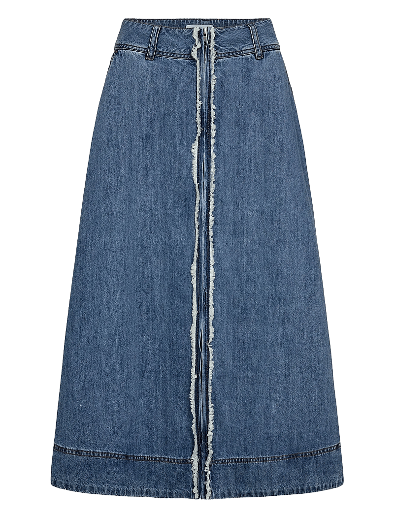 Nümph - NUSANDIE SKIRT - denimnederdele - medium blue denim - 1