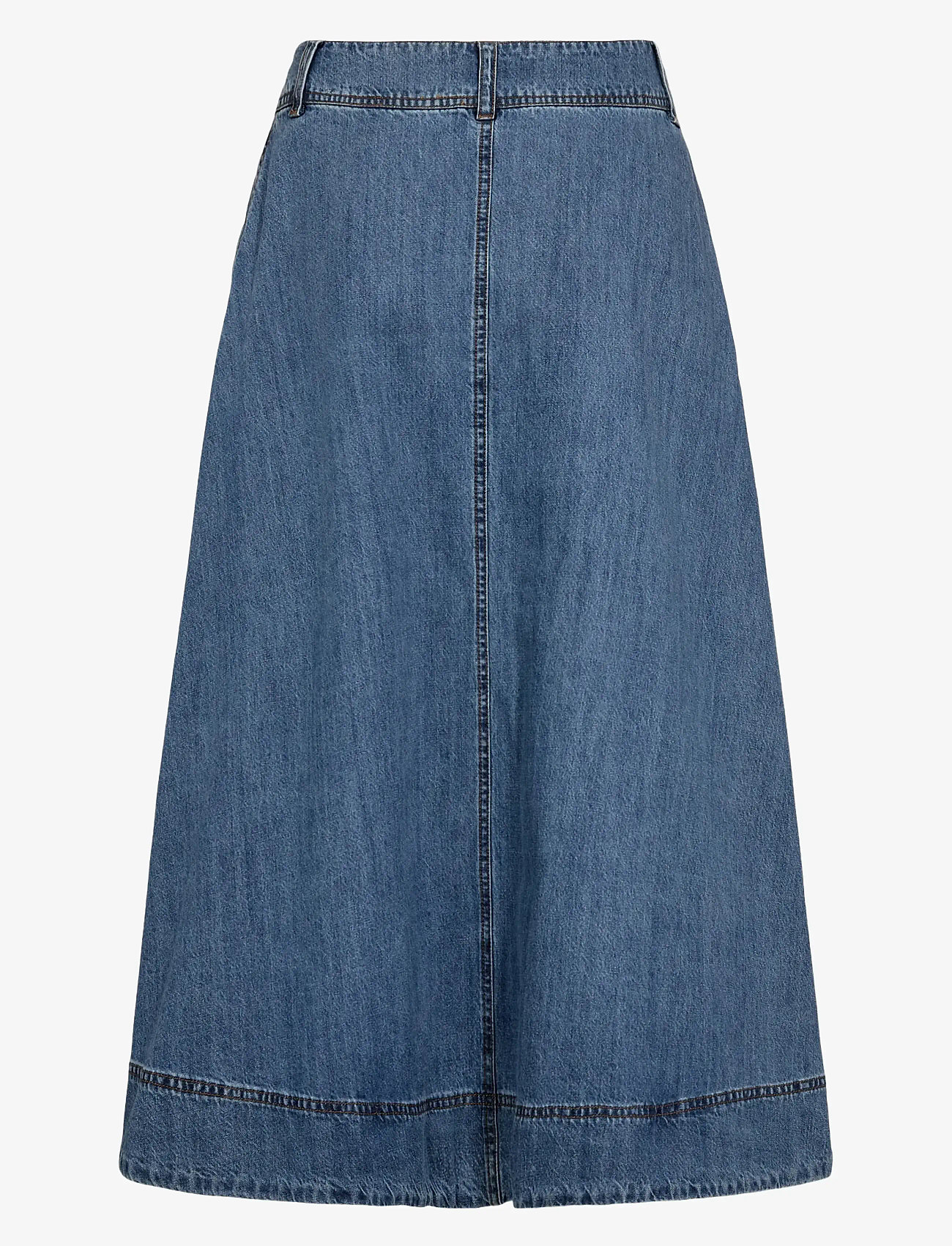 Nümph - NUSANDIE SKIRT - denimnederdele - medium blue denim - 2