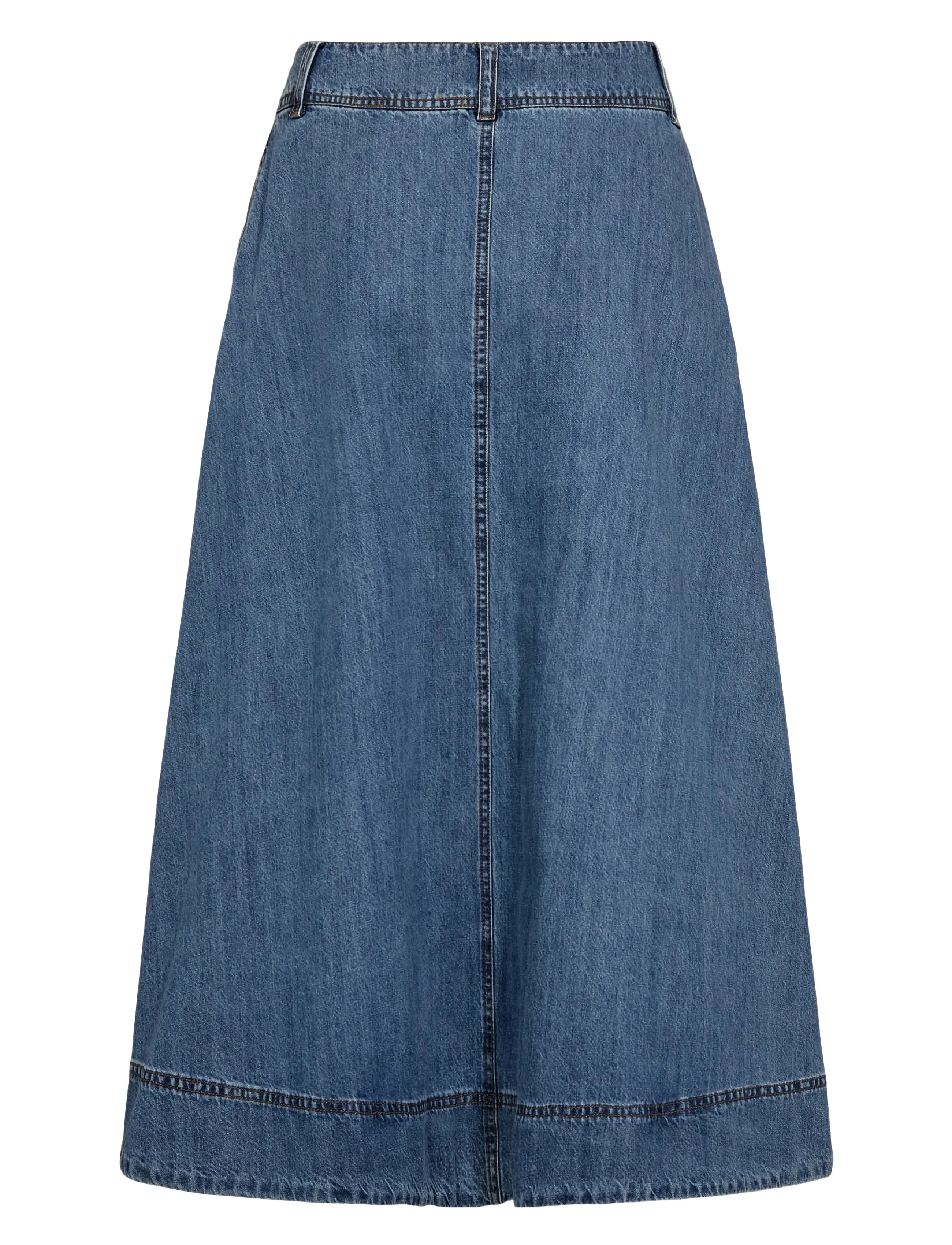 Nümph - NUSANDIE SKIRT - jeansröcke - medium blue denim - 2