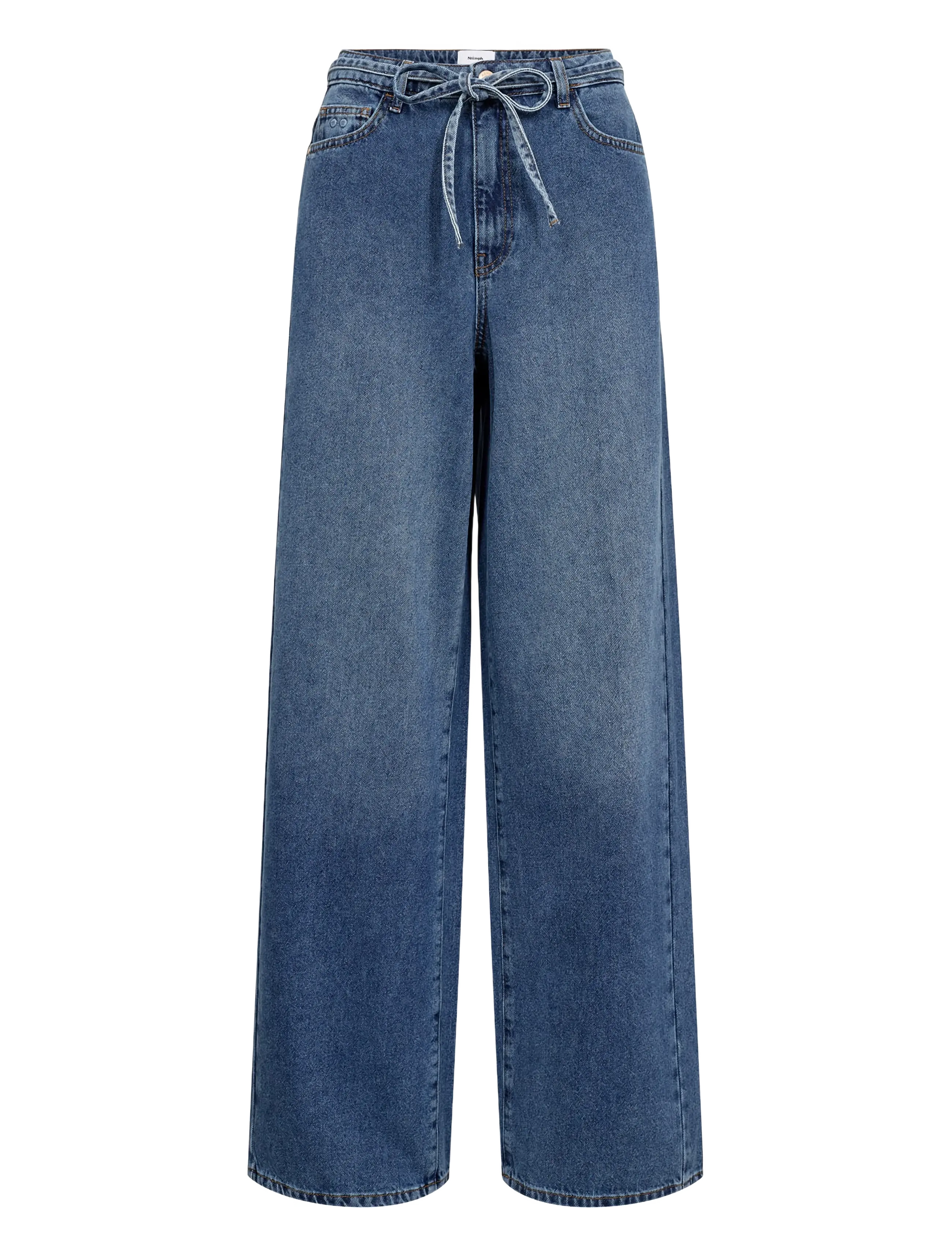 Nümph - NUBROOKLYN HR WIDE JEANS - P3013 - medium blue denim - 1