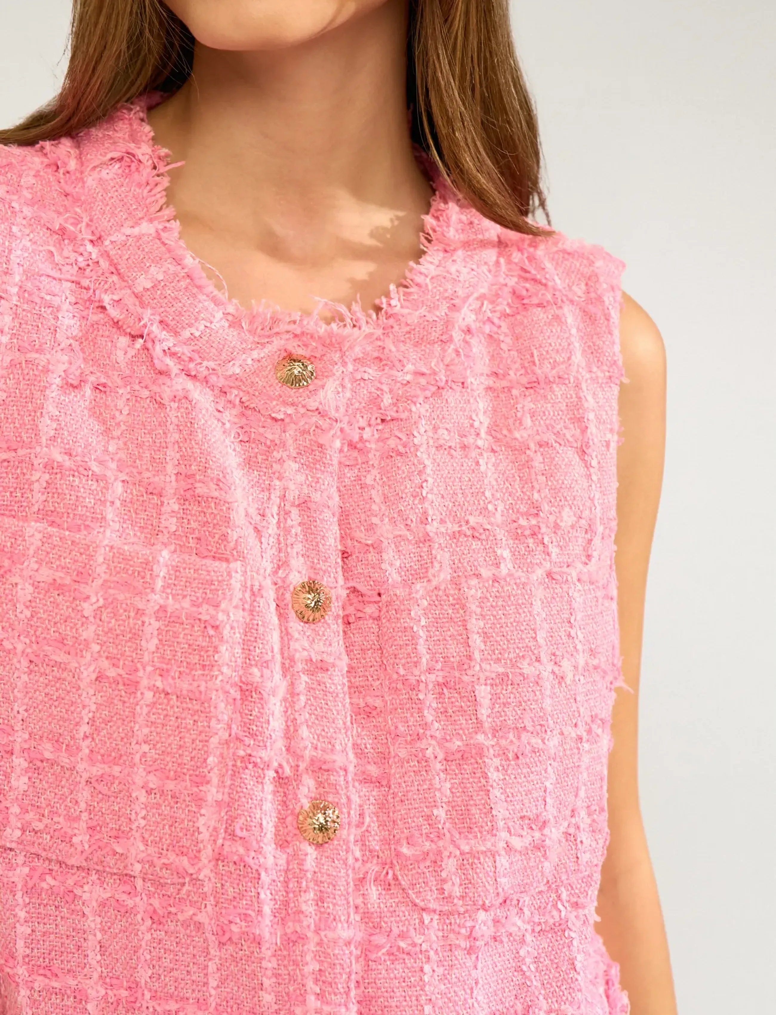 Nümph - NUKAMILLA VEST - waistcoats - prism pink - 5