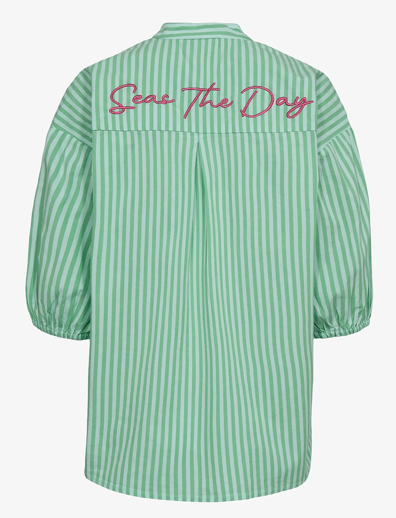 Nümph - NUSEANNE SHIRT - kortærmede skjorter - absinthe green - 2