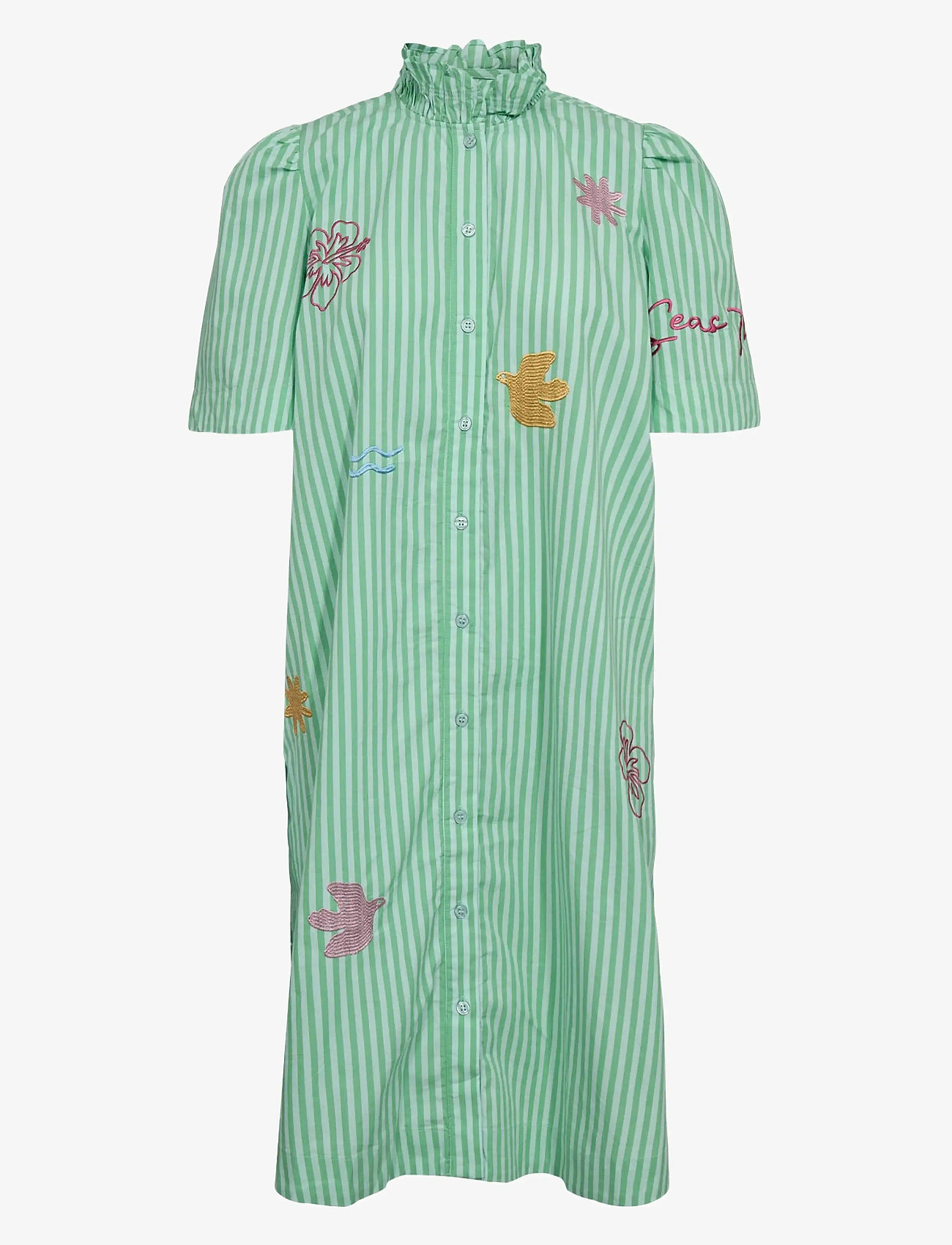 Nümph - NUSEANNE DRESS - sommarklänningar - absinthe green - 1