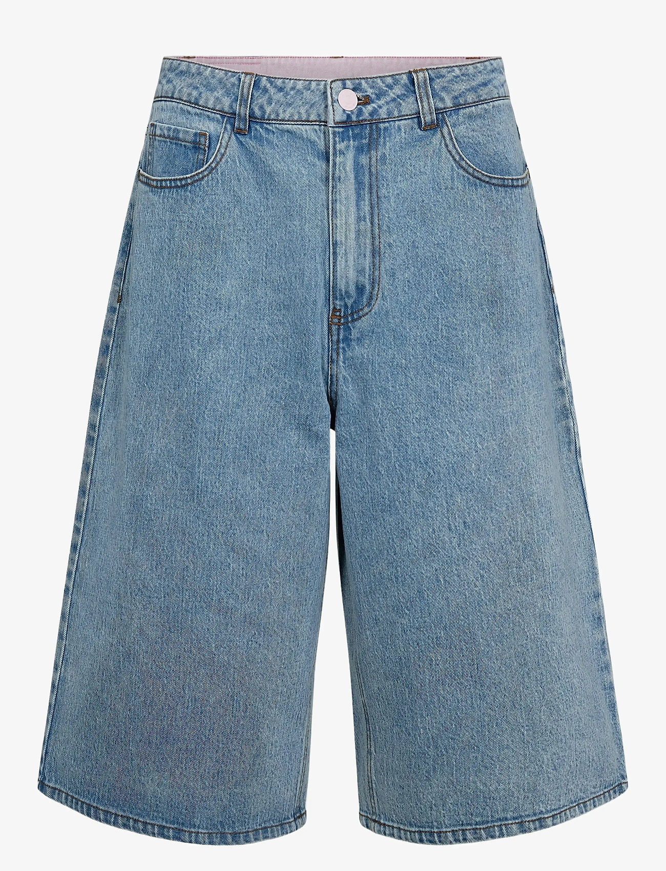 Nümph - NUMALAGA SHORTS - jorts - light blue denim - 1