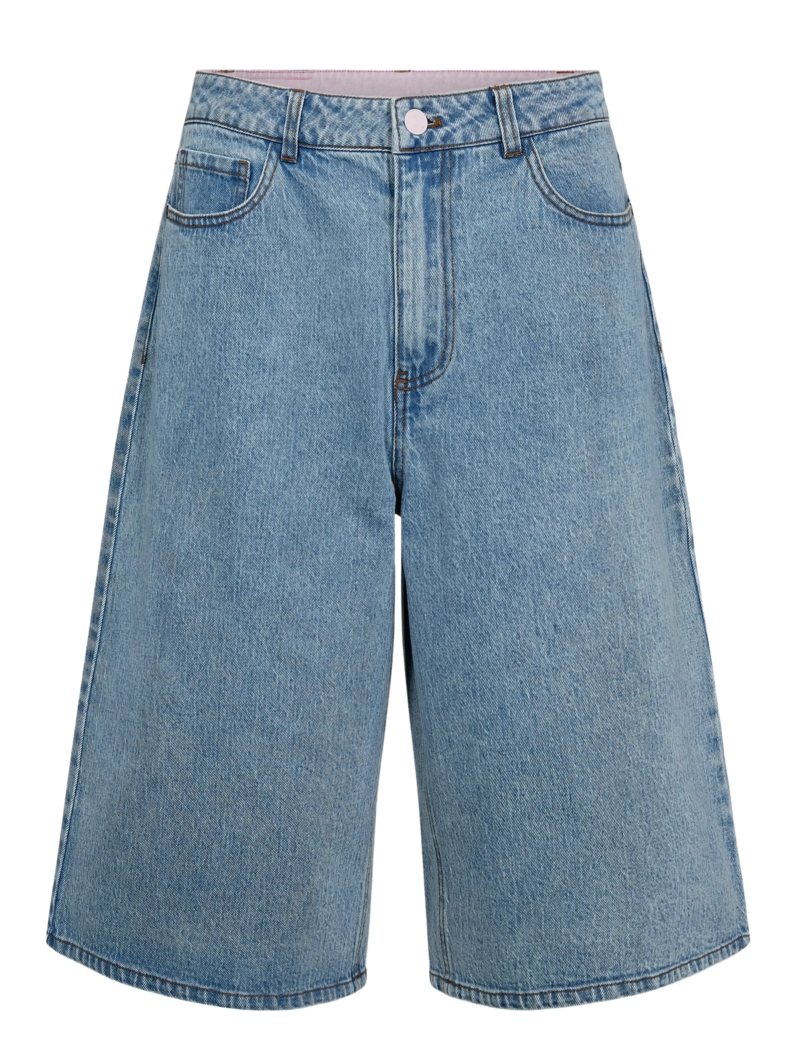 Nümph NUMALAGA SHORTS - Džinsa šorti - LIGHT BLUE DENIM / blue