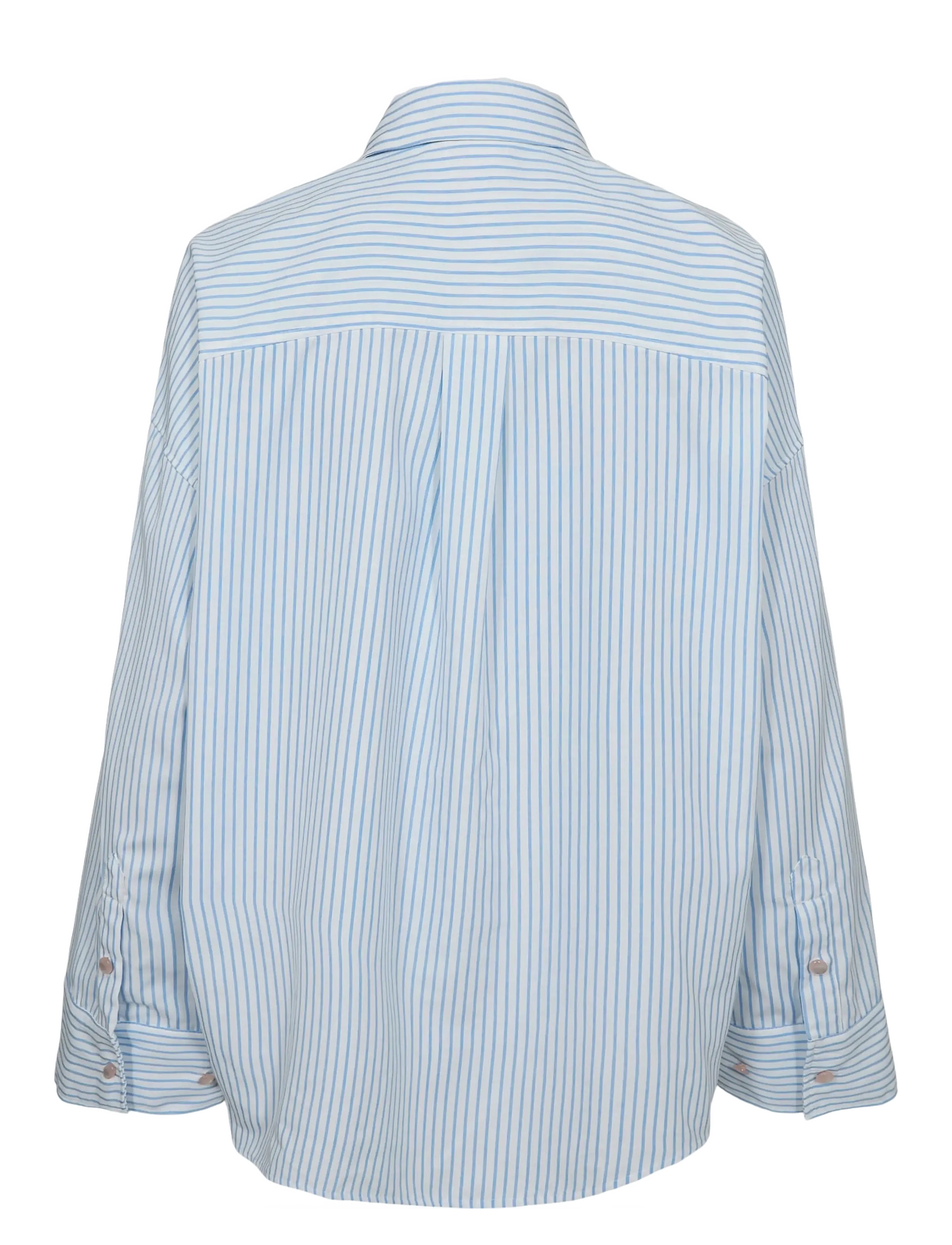 Nümph - NUASHLEY EMBROIDERY LS SHIRT - airy blue - 2