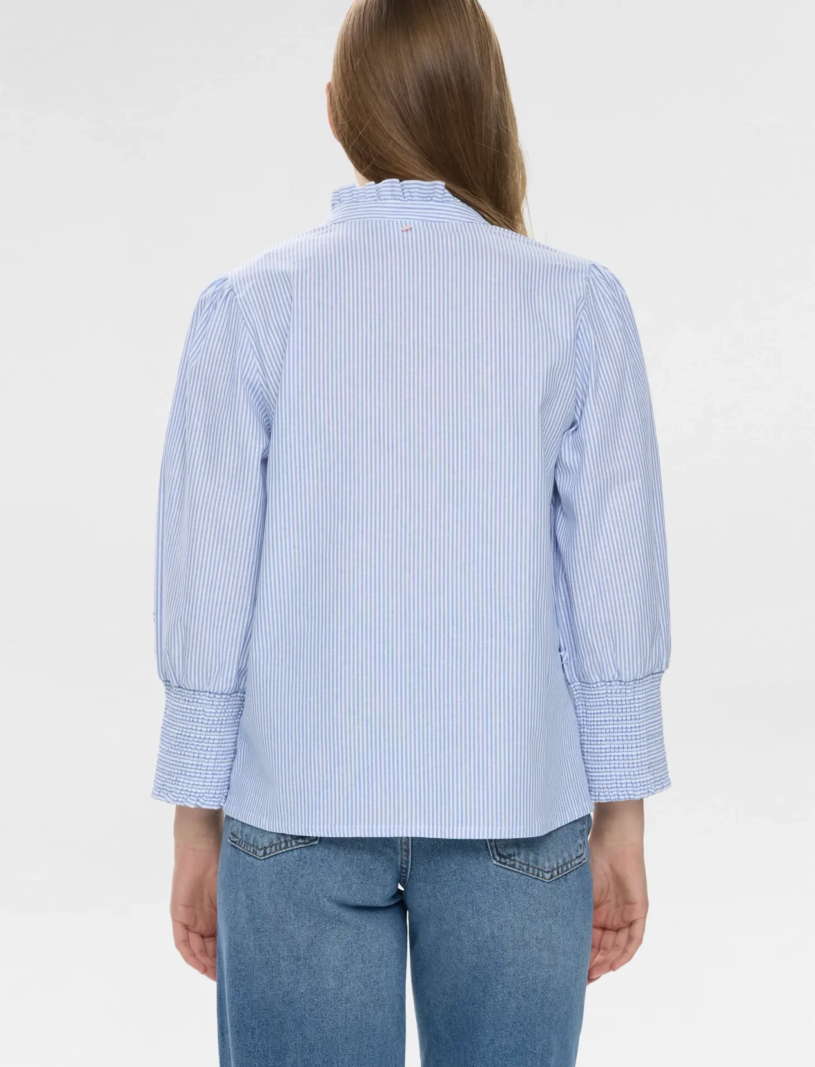 Nümph - NUEMELIA SHIRT - kortärmade skjortor - placid blue - 3