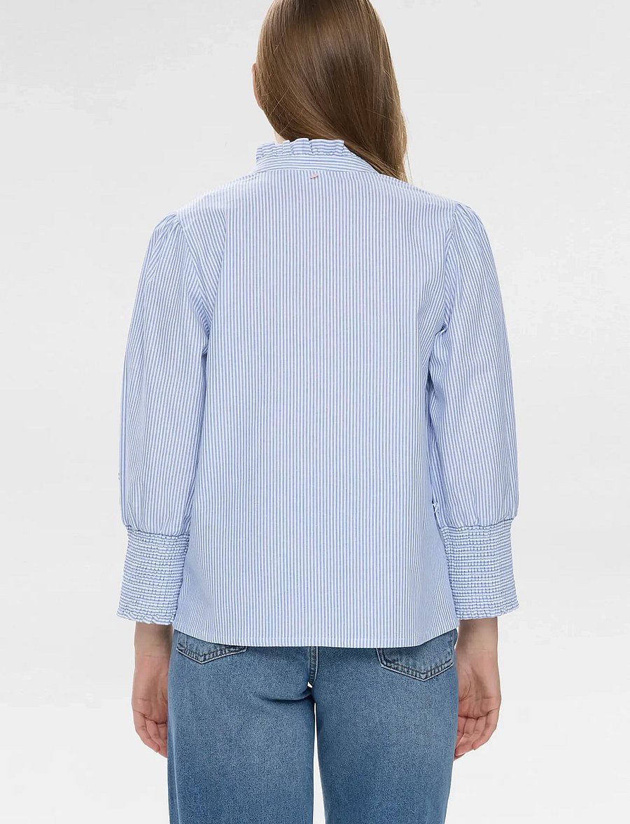 Nümph - NUEMELIA SHIRT - short-sleeved shirts - placid blue - 3