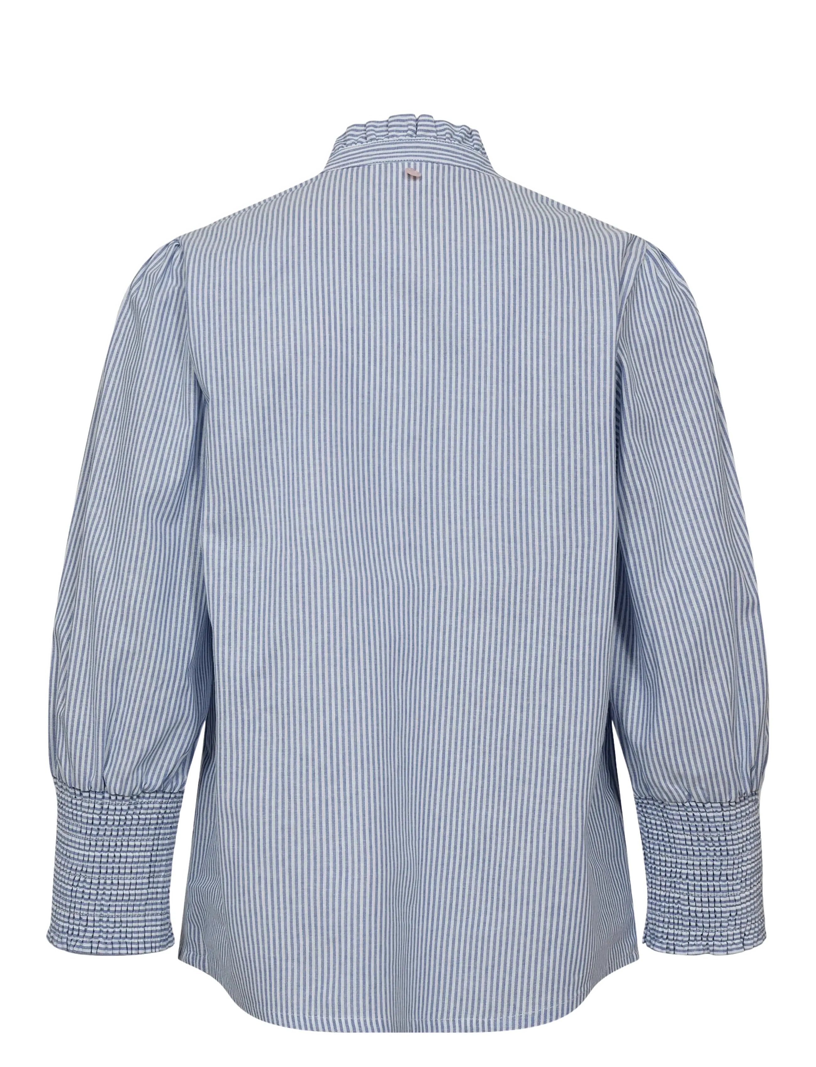 Nümph - NUEMELIA SHIRT - kortärmade skjortor - placid blue - 2