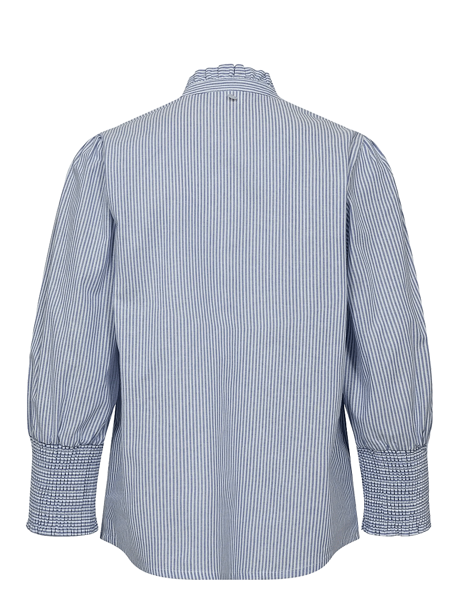 Nümph - NUEMELIA SHIRT - short-sleeved shirts - placid blue - 2