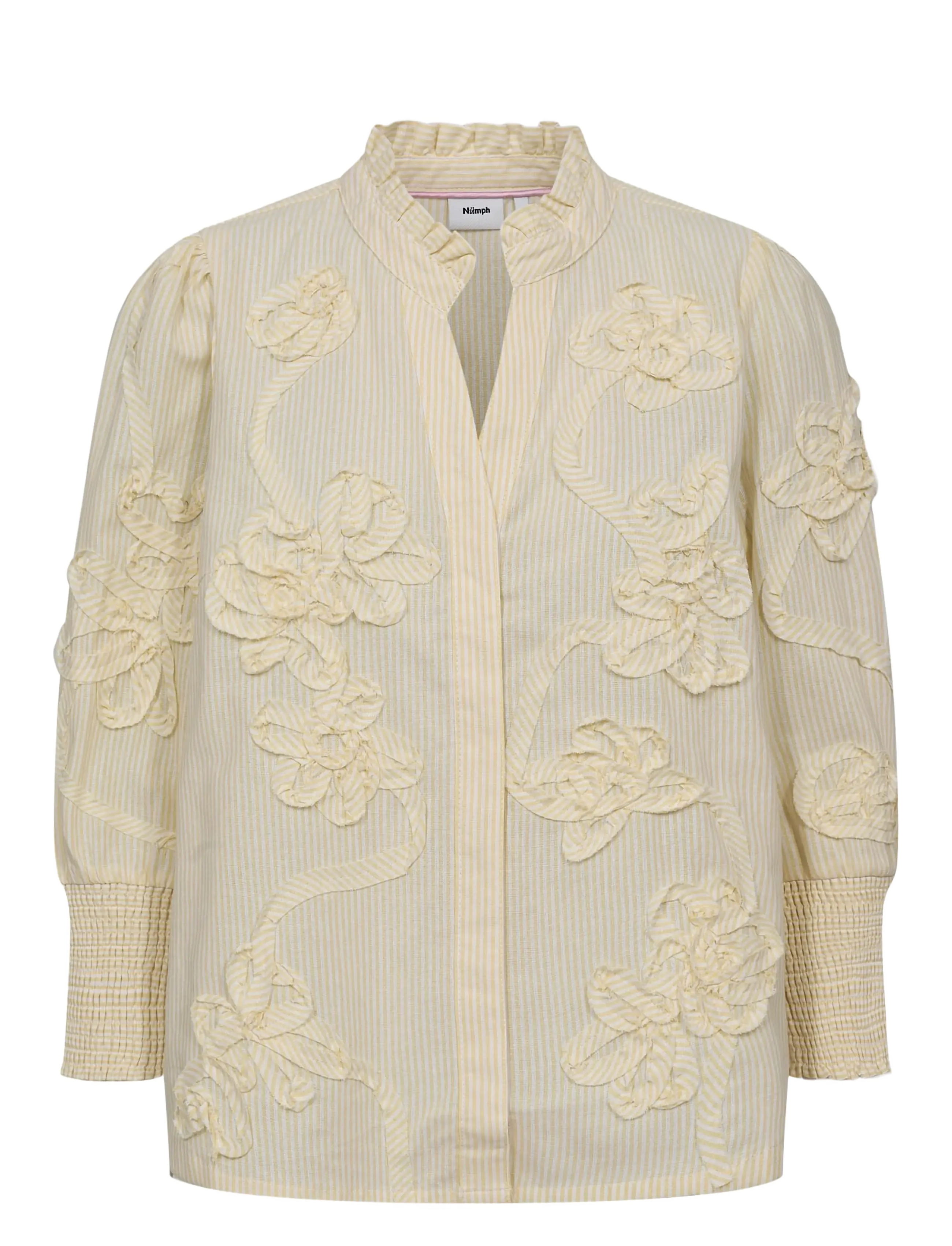 NÜMPH Nuemelia Shirt Cream - 38 - Damen