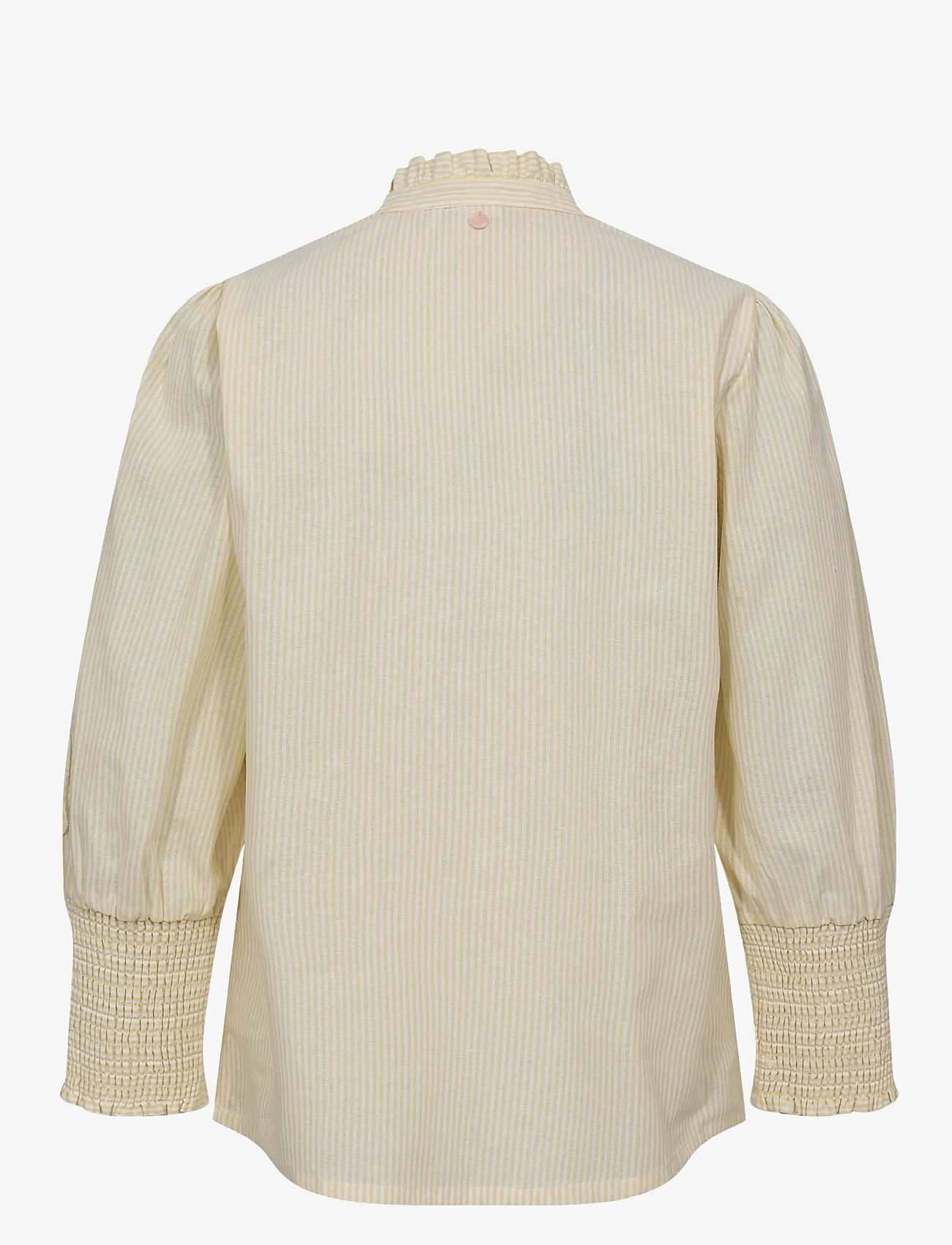 Nümph - NUEMELIA SHIRT - kortärmade skjortor - popcorn - 2