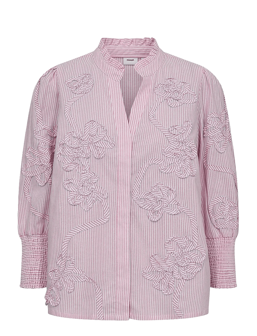 Nümph - NUEMELIA SHIRT - kurzärmlige hemden - prism pink - 1