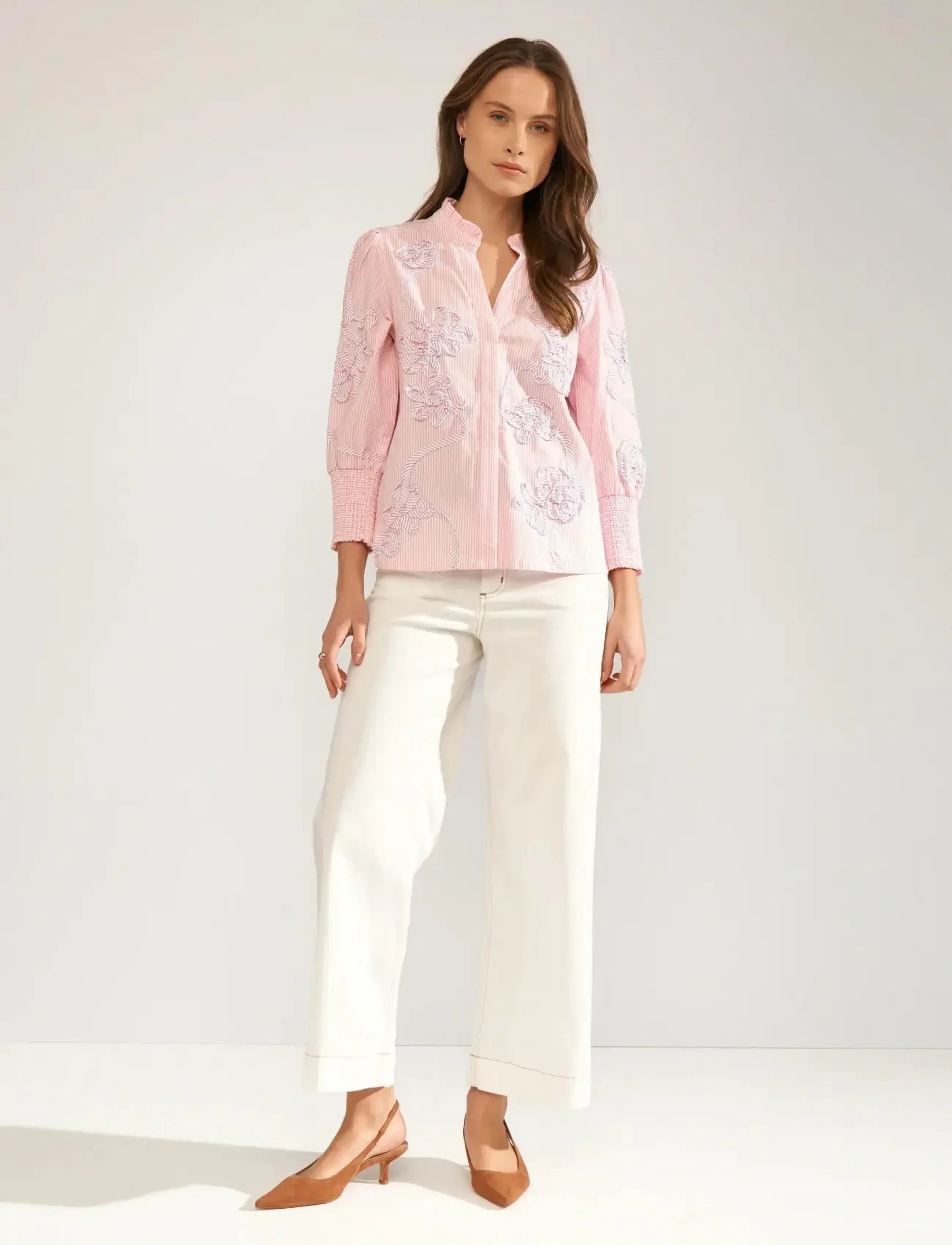 Nümph - NUEMELIA SHIRT - kurzärmlige hemden - prism pink - 3