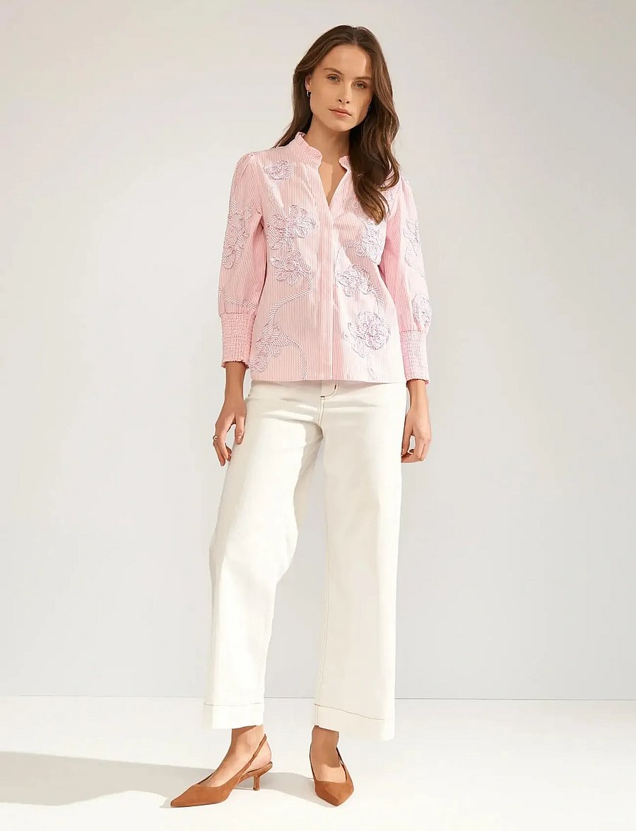 Nümph - NUEMELIA SHIRT - kurzärmlige hemden - prism pink - 3
