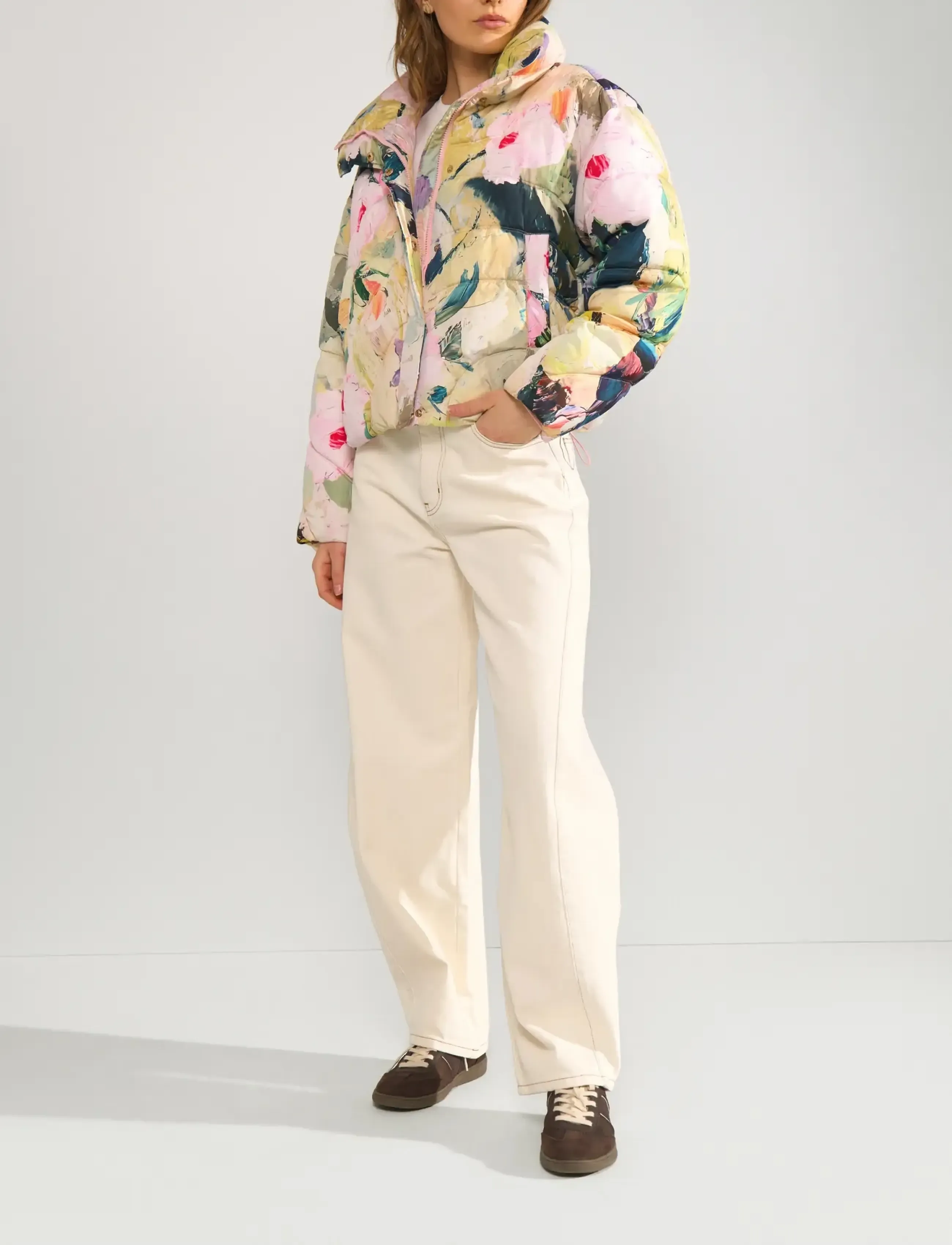 Nümph - NUDAGMAR SHORT PUFFER JACKET - talvejoped - pink lady - 4