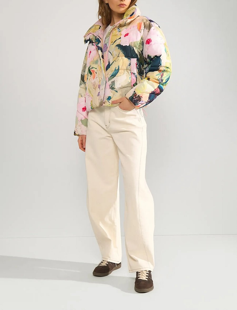 Nümph - NUDAGMAR SHORT PUFFER JACKET - talvejoped - pink lady - 4