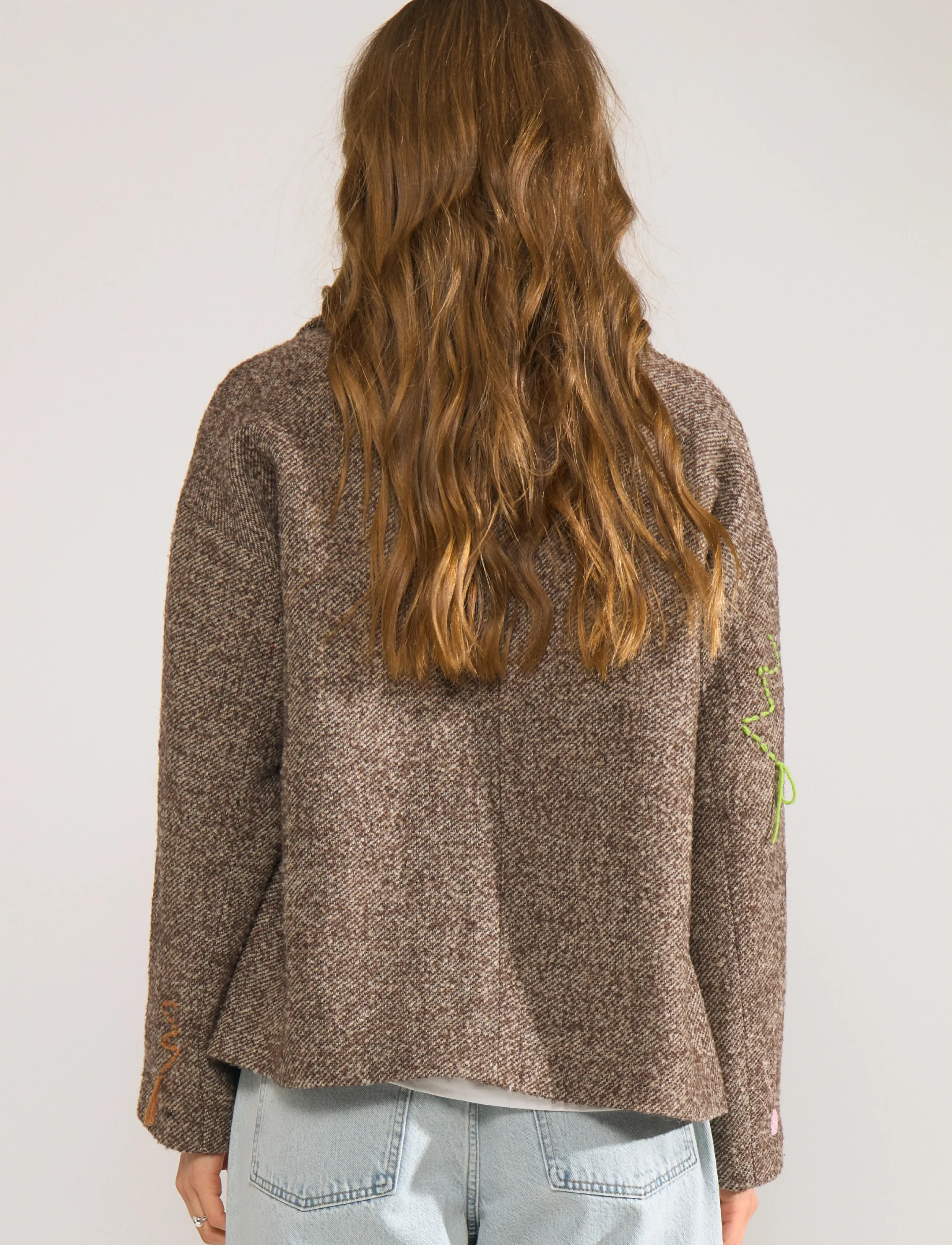 Nümph - NURAVINA EMBROIDERY JACKET - dark earth - 3