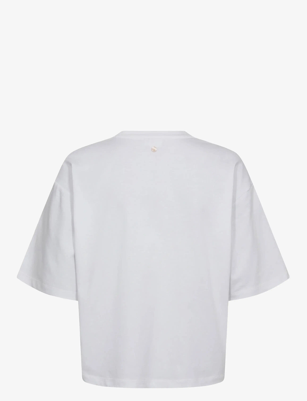 Nümph - NUFLEURA LONG T-SHIRT - t-shirts - bright white - 1