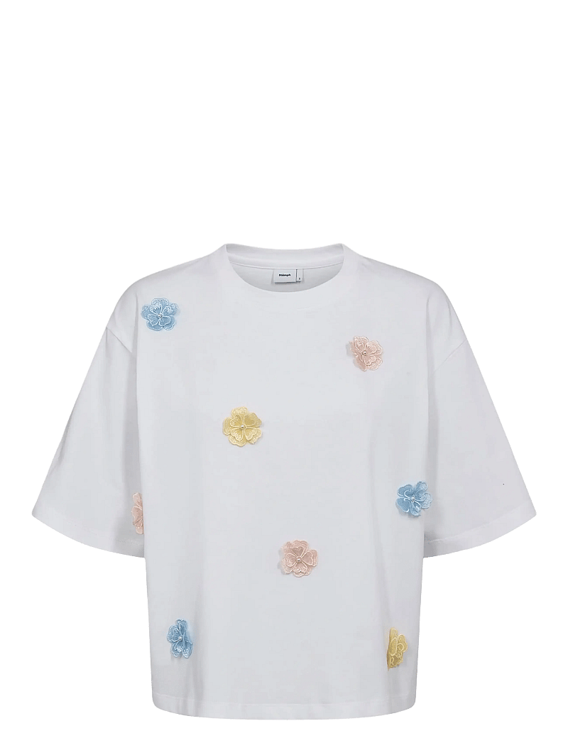 Nümph - NUFLEURA LONG T-SHIRT - t-shirts - skyway - 0