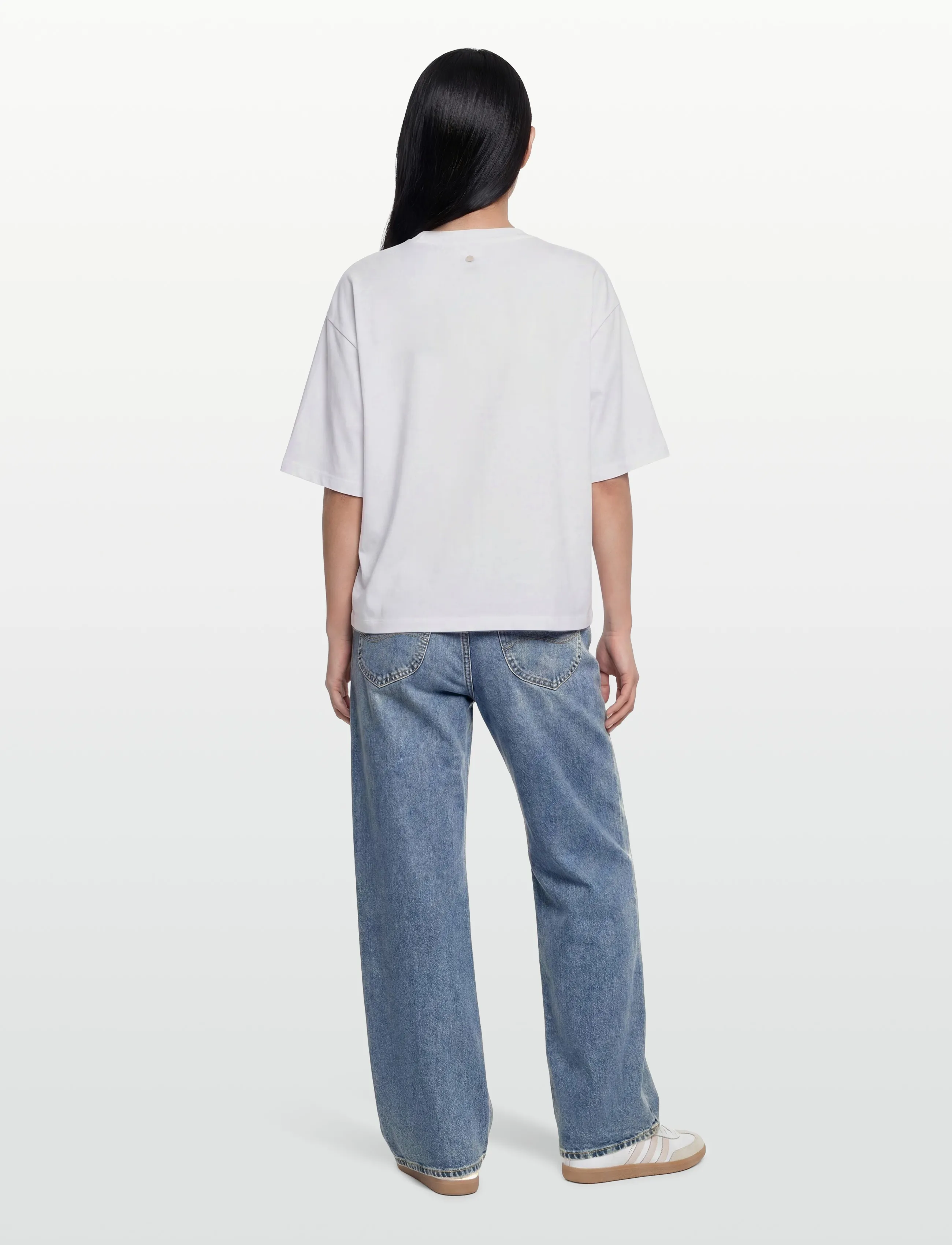 Nümph - NUFLEURA LONG T-SHIRT - t-shirts - skyway - 4