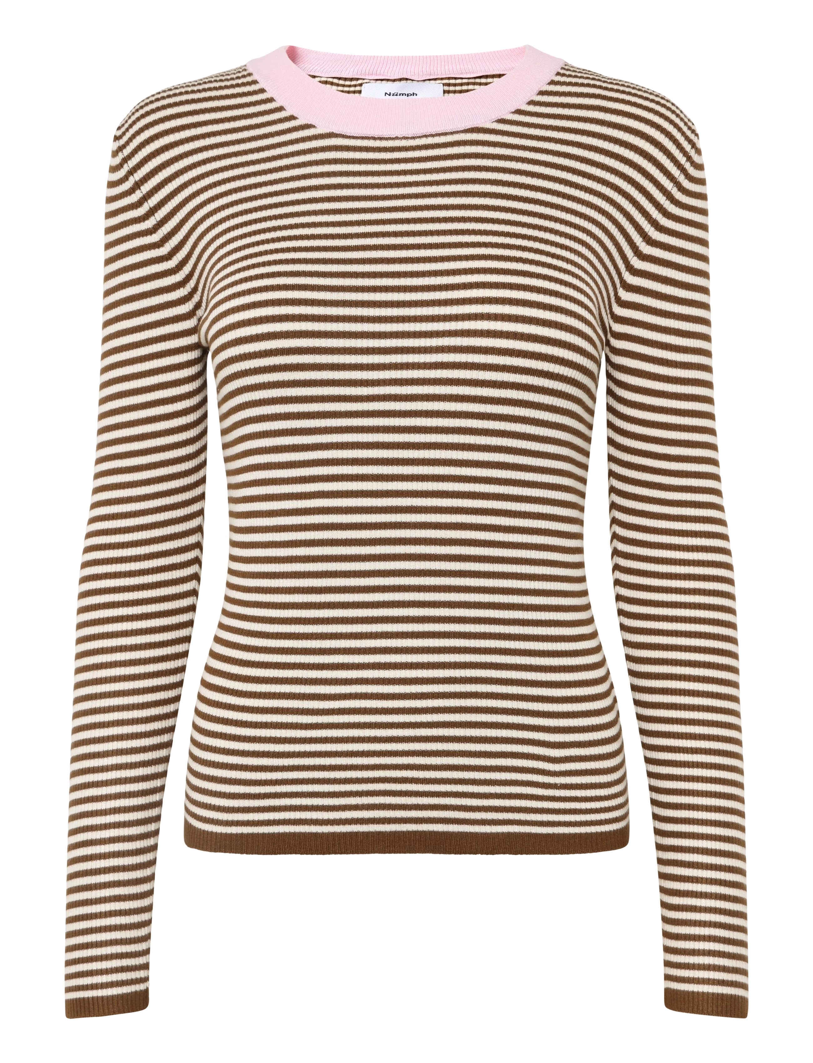 Nümph NUFILINA PULLOVER - Kudumid - DACHSHUND / brown