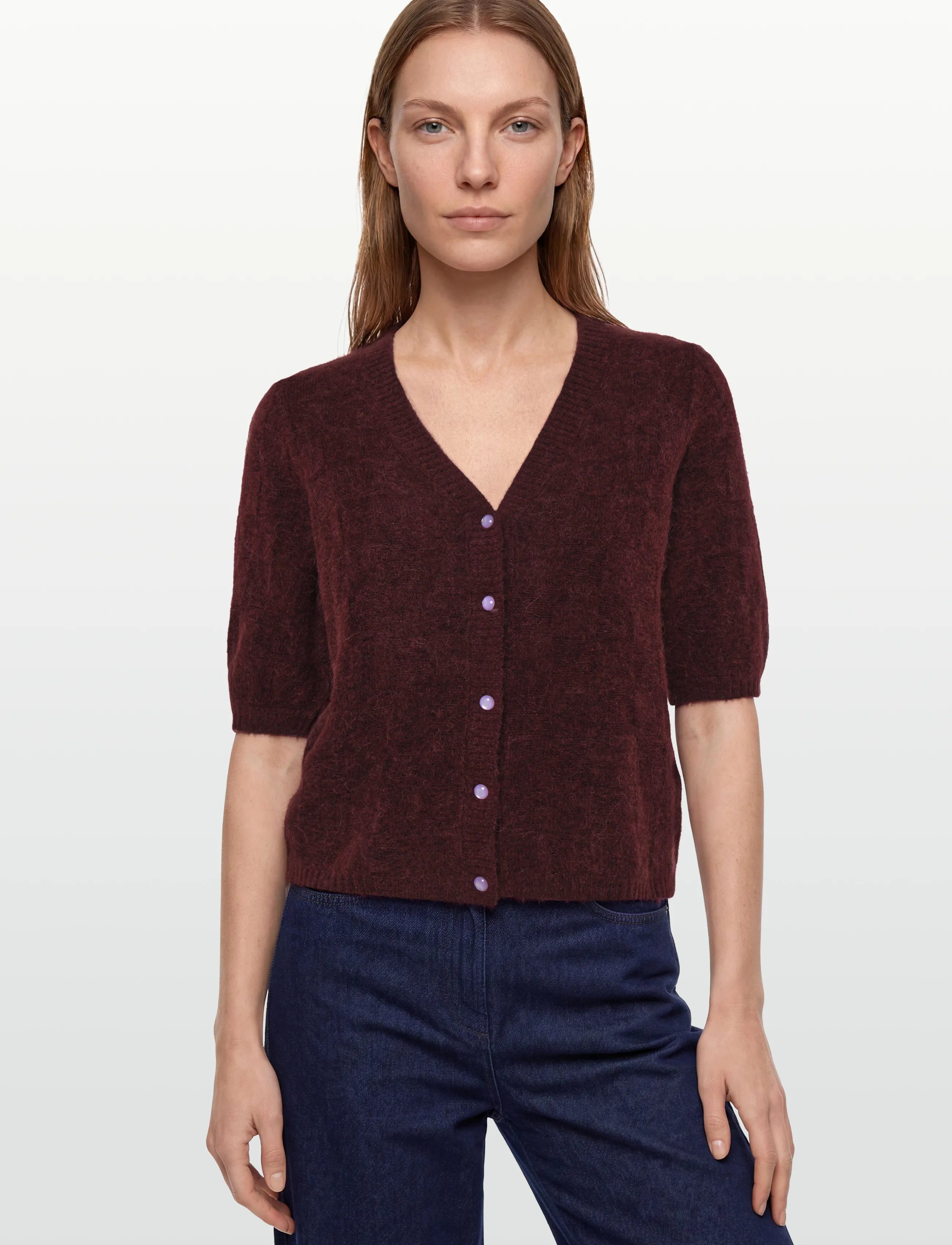 Nuriette Check Cardigan 2