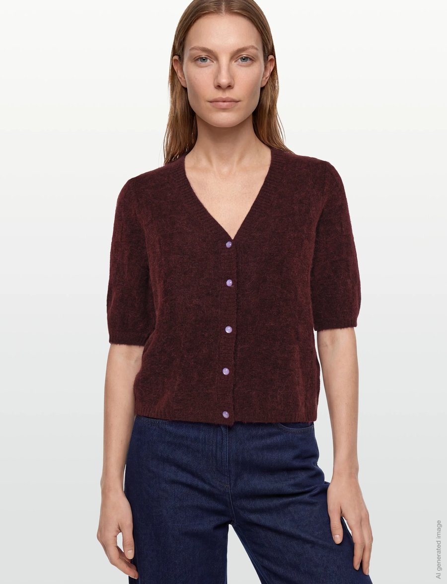 Nümph - NURIETTE CHECK CARDIGAN - cardigans - fig - 3
