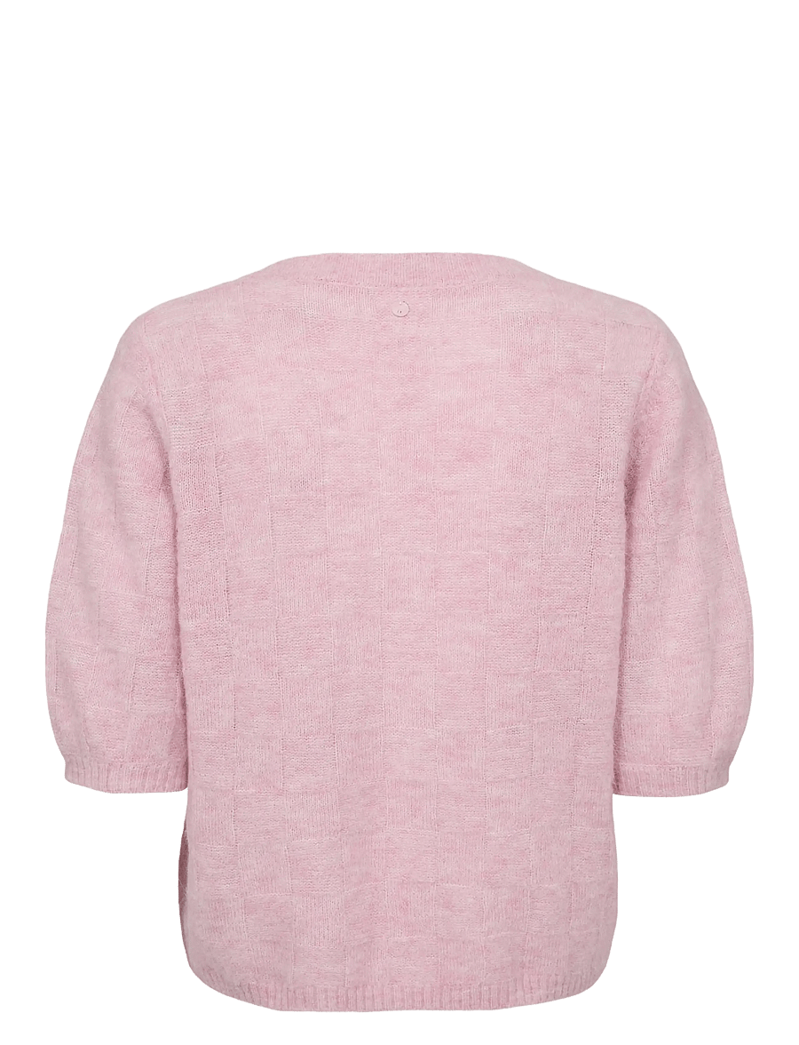 Nümph - NURIETTE CHECK CARDIGAN - cardigans - pink lady - 1