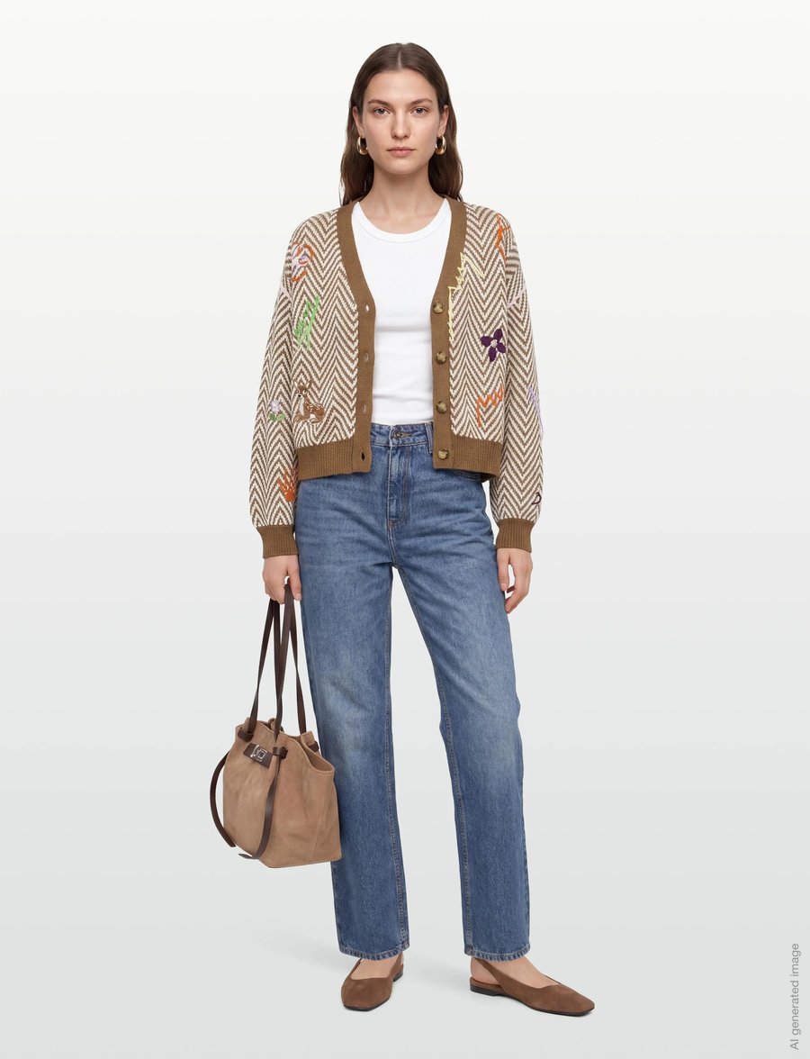 Nümph - NURAVISSI CARDIGAN - kardiganid - dachshund - 0