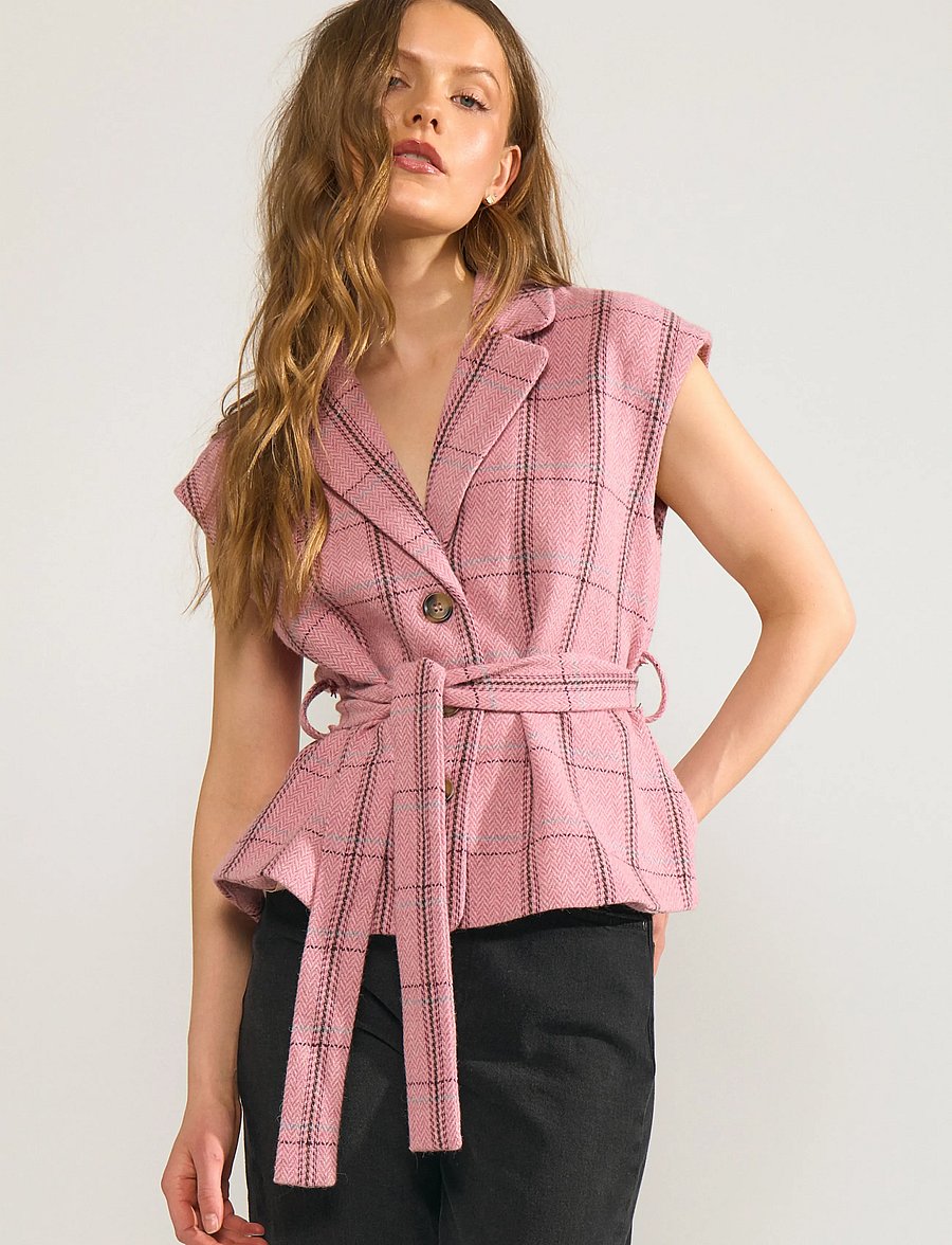 Nümph - NUKIMMI VEST - strickwesten - pink lady - 0