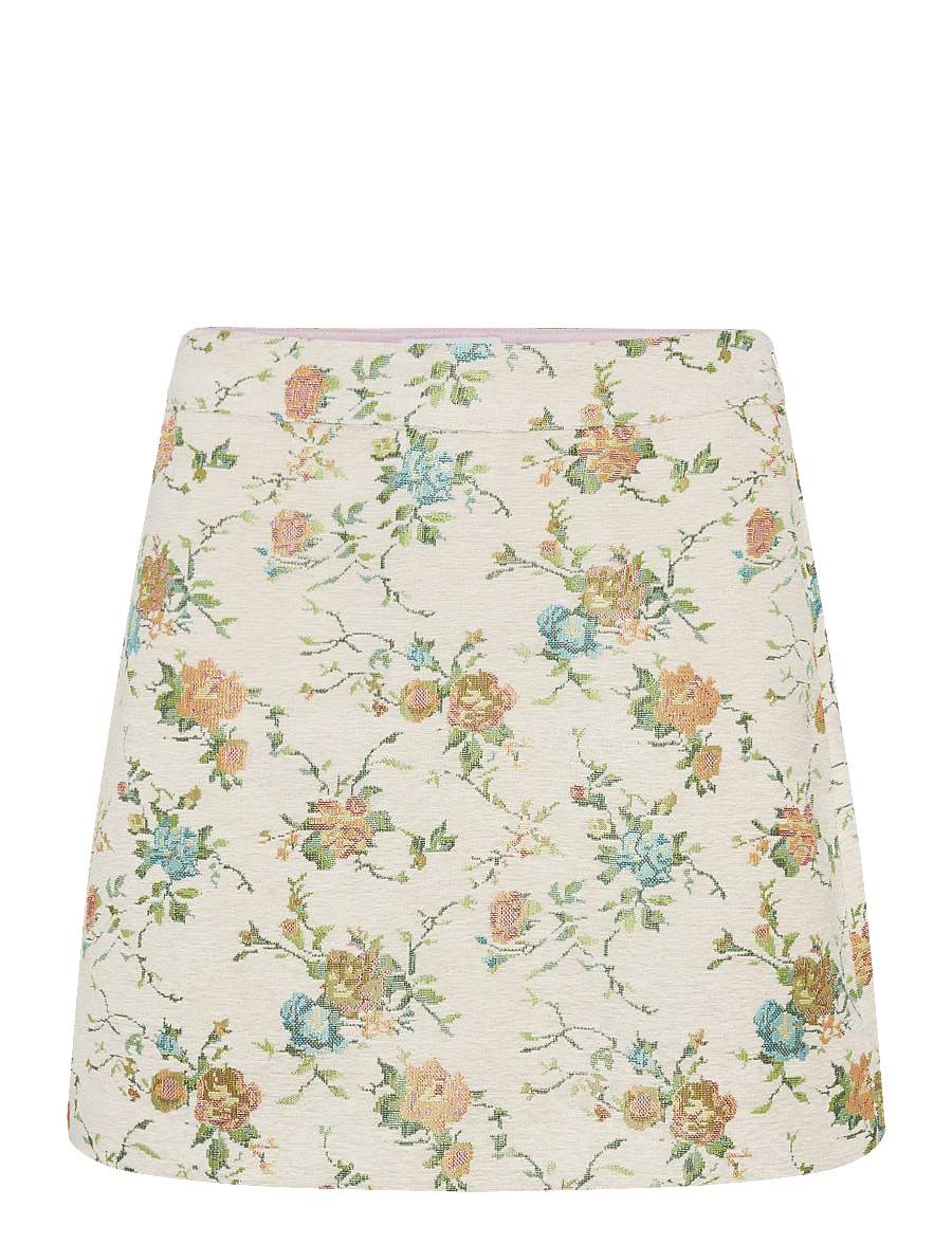 Nümph - NUHARPA SKIRT - kurze röcke - whitecap gray - 0