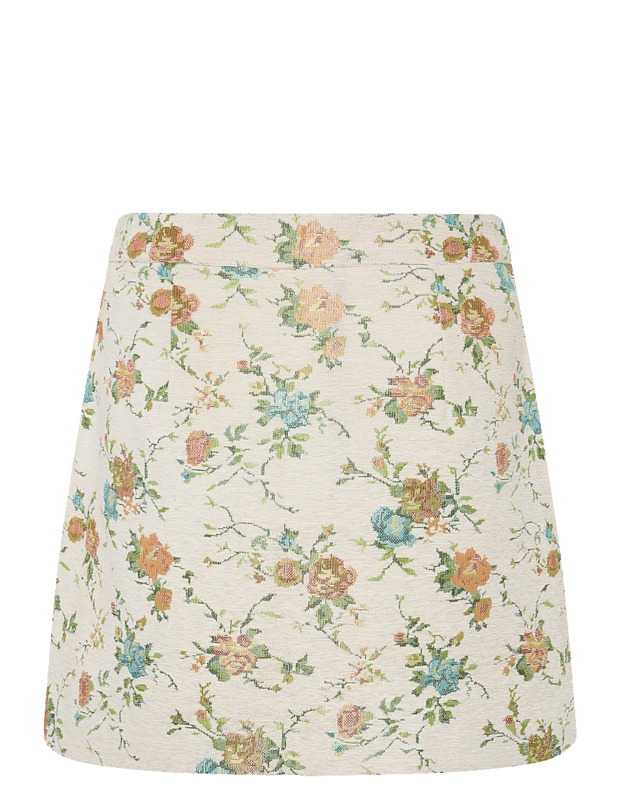 Nümph - NUHARPA SKIRT - kurze röcke - whitecap gray - 1